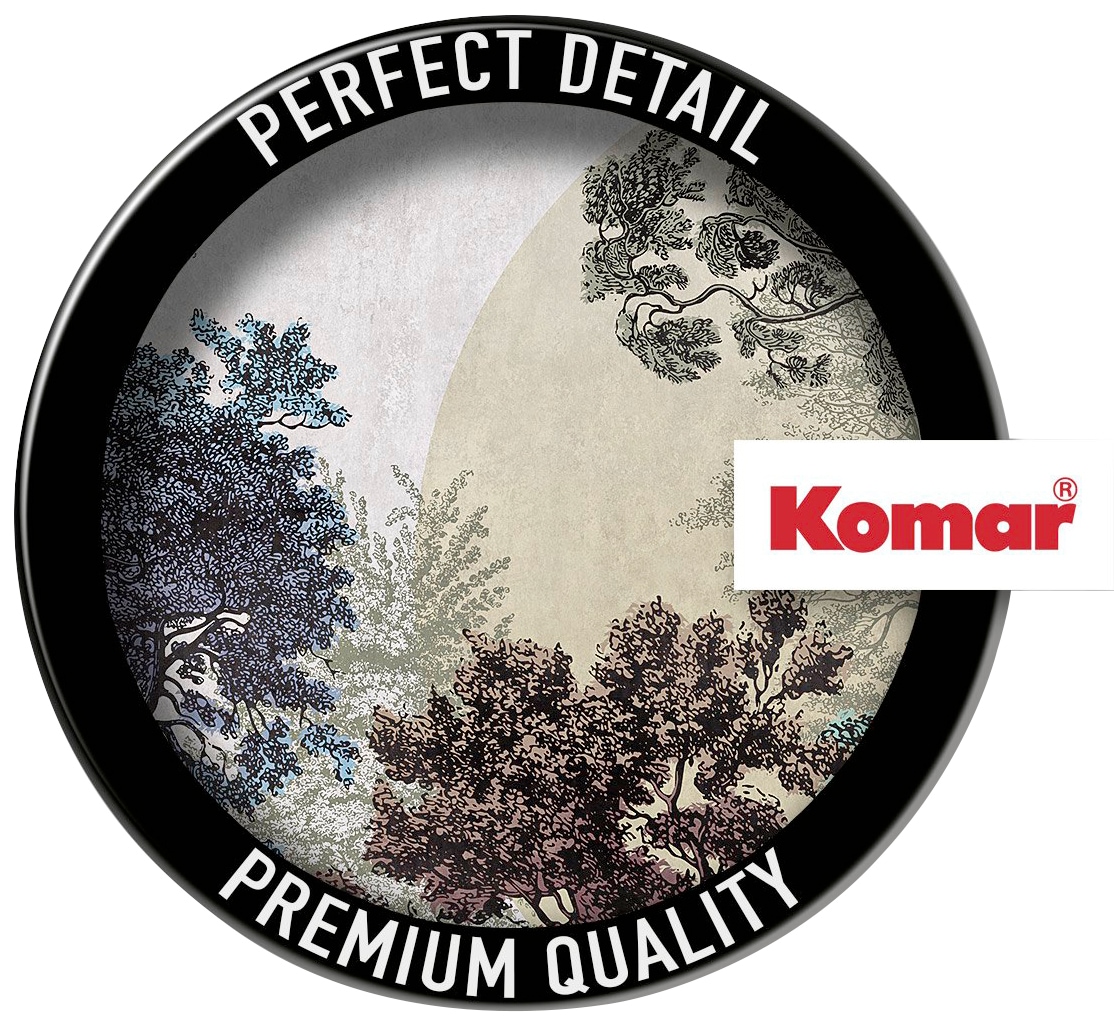 Komar Vliestapete »Digitaldruck Vlies - Bois Brumeux - Größe 400 x 250 cm«, bedruckt, Wohnzimmer, Schlafzimmer