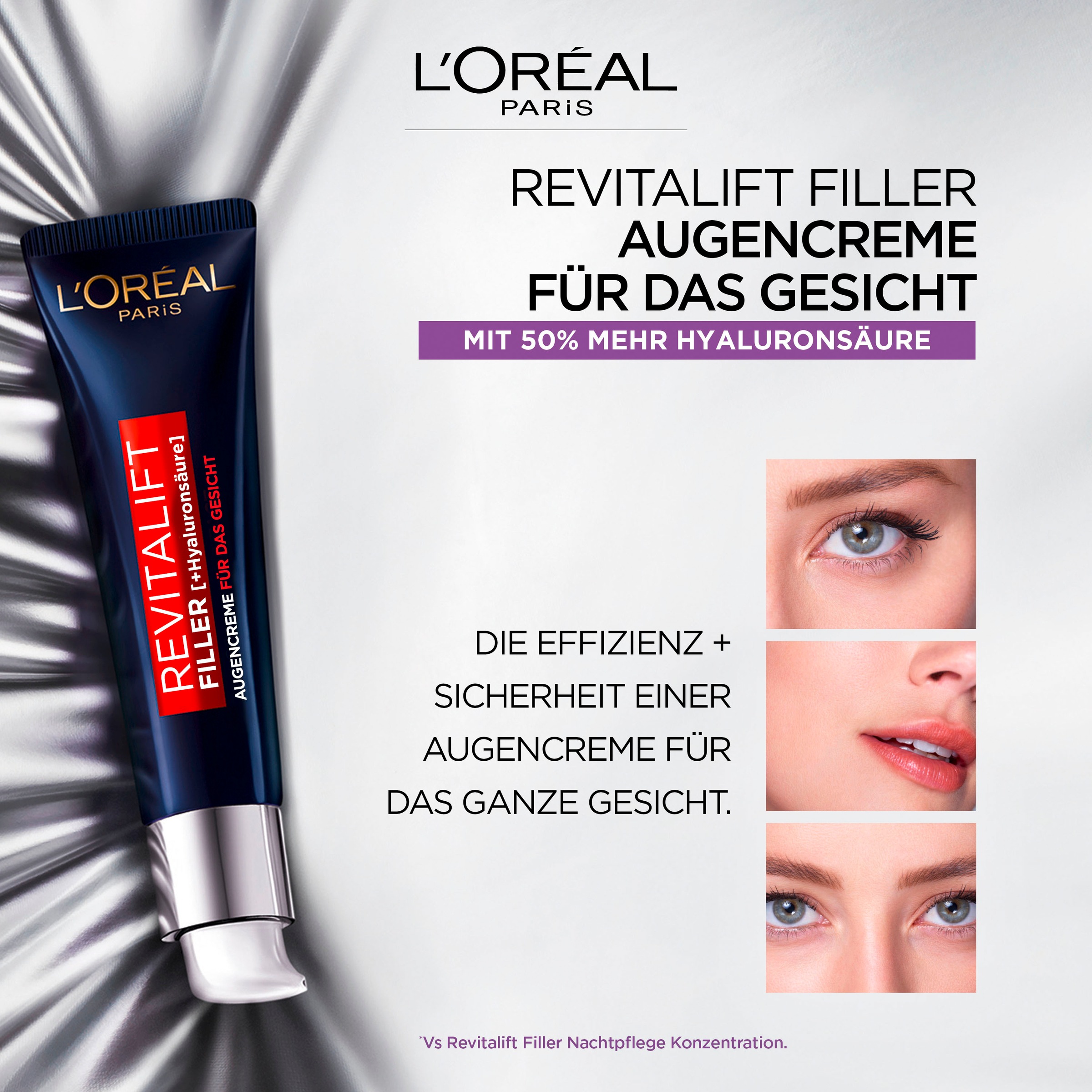 L'ORÉAL PARIS Gesichtspflege »Revitalift Filler Augencreme für das Gesicht«