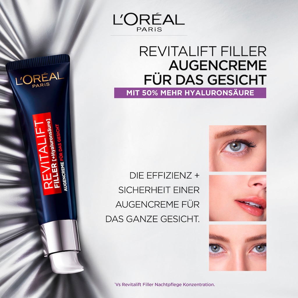 L'ORÉAL PARIS Gesichtspflege »Revitalift Filler Augencreme für das Gesicht«