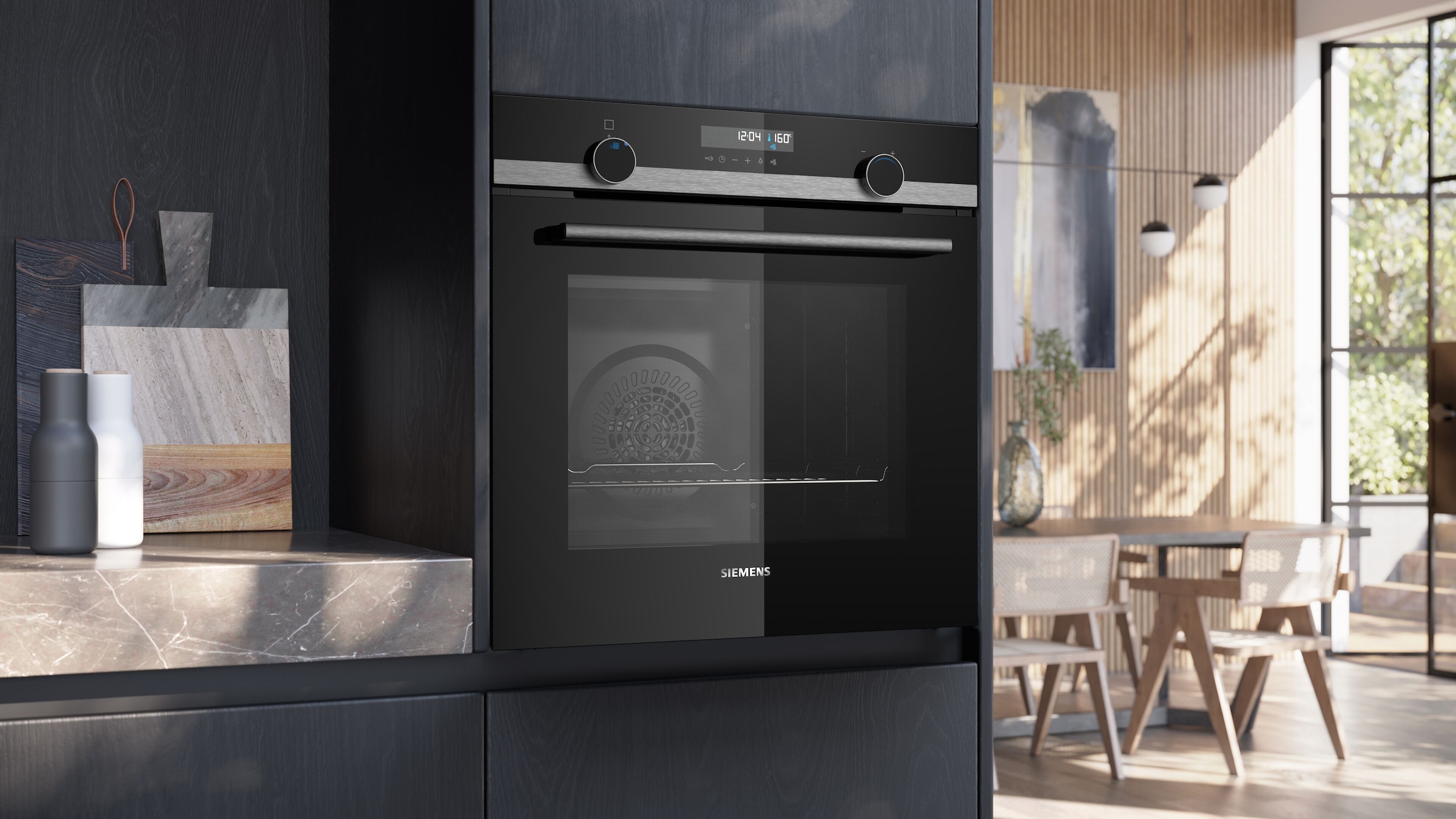 SIEMENS Pyrolyse Backofen iQ500 »HB578GBS3«, mit Teleskopauszug nachrüstbar, Pyrolyse-Selbstreinigung