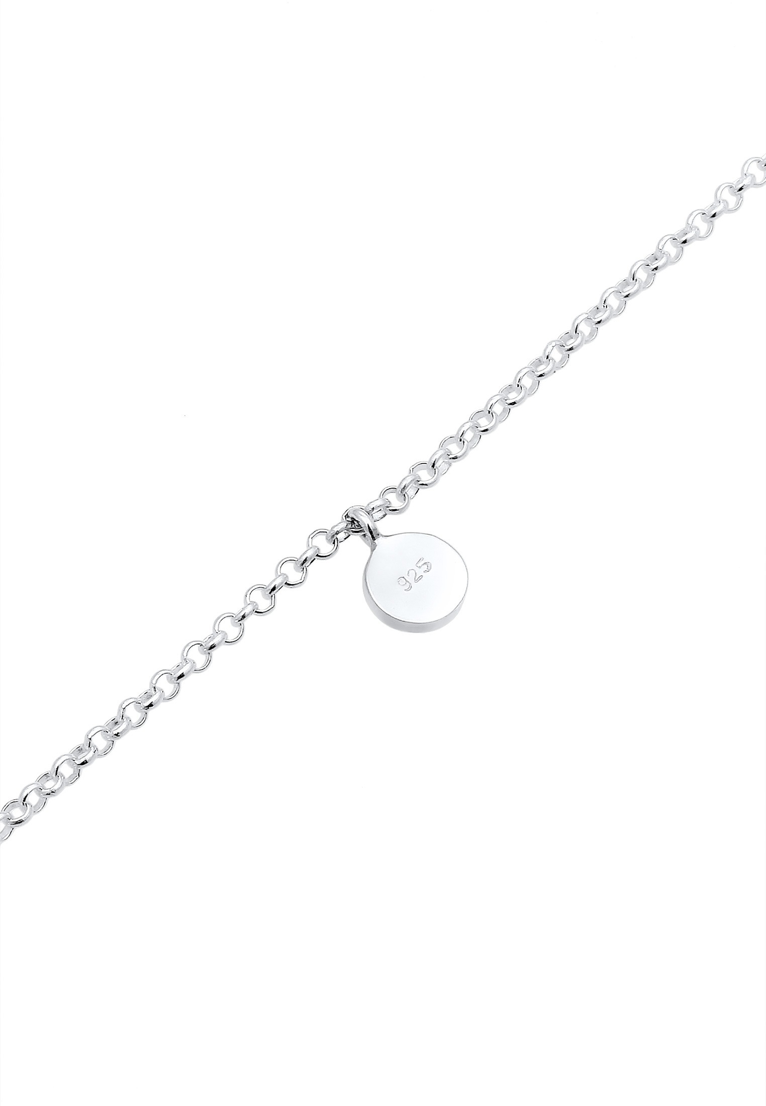 Elli Fußkette »Fußkette mit Plättchen Sommer 925er Silber«
