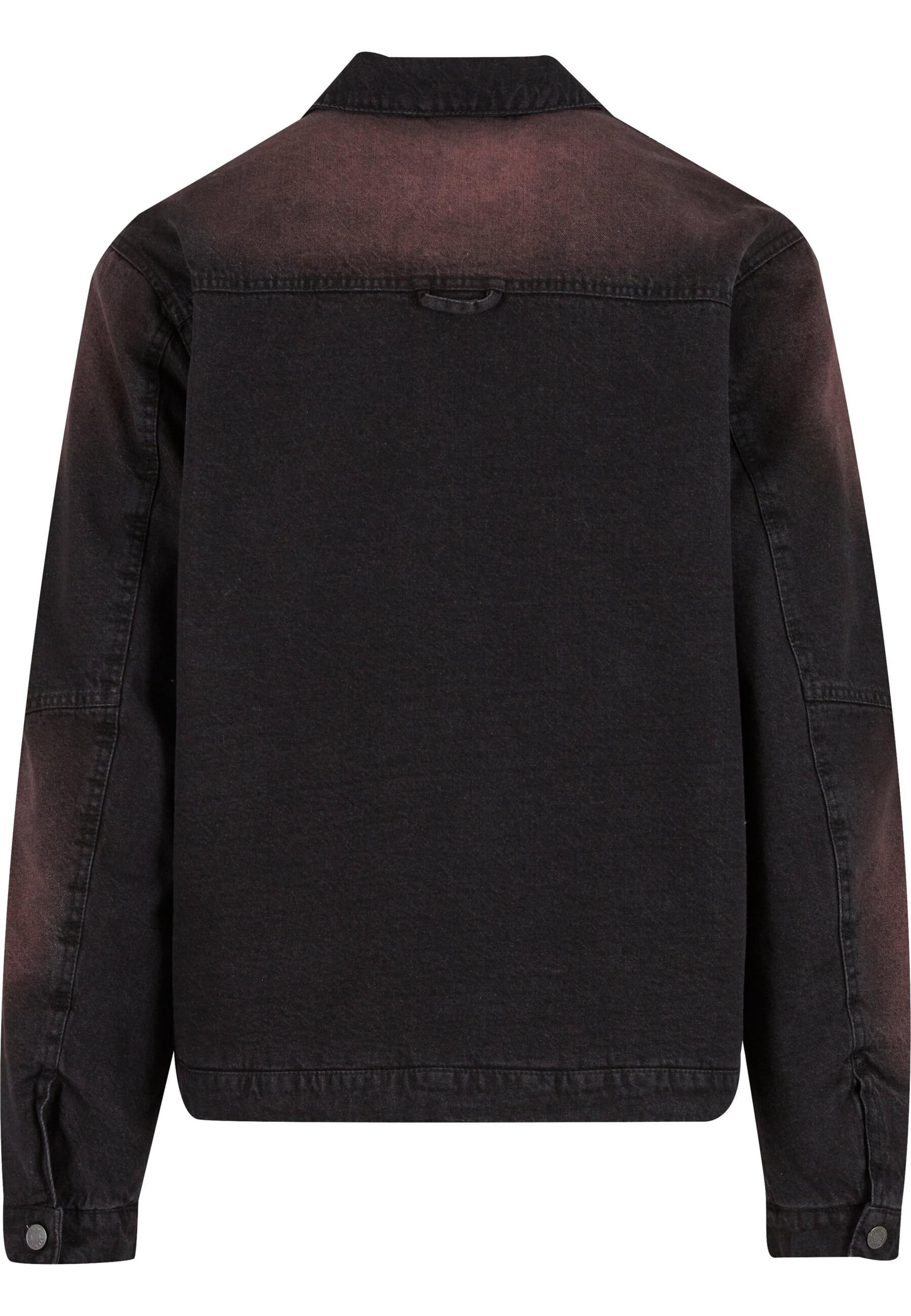 Karl Kani Allwetterjacke »Karl Kani KK Patch Color Spray Denim Jacket« 1 Stk. tlg. ohne Kapuze