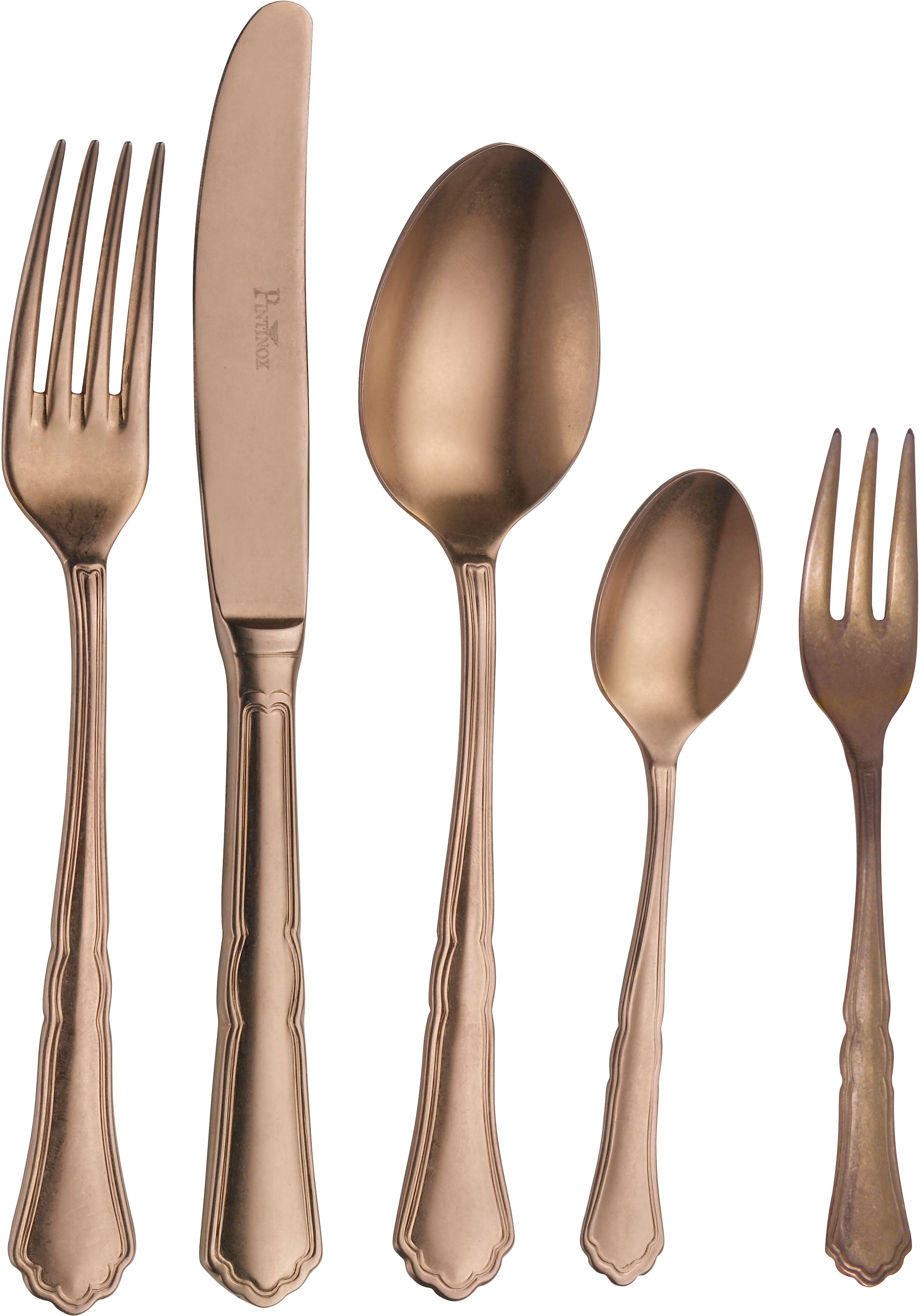 PINTINOX Besteck-Set »Settecento Alchemique Bronze« Optik Bronze SW PVD Bes günstig online kaufen