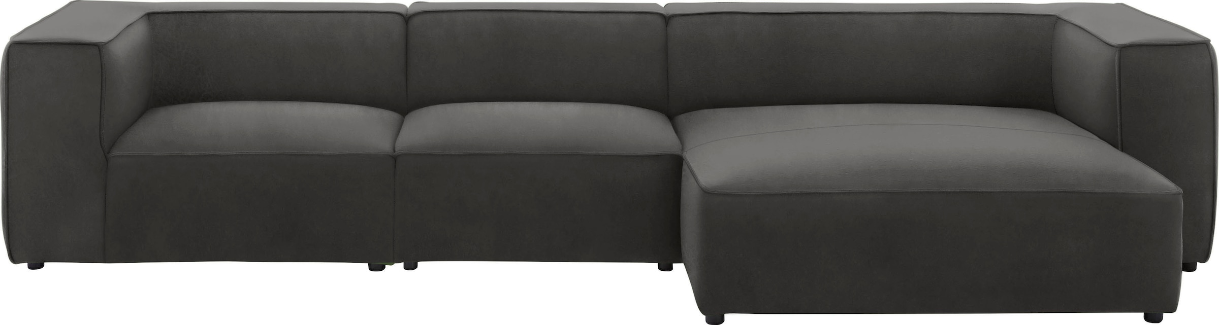 W.SCHILLIG Ecksofa »around-the-block«, mit eleganter Biese, mit Federkern, Breite 341 cm