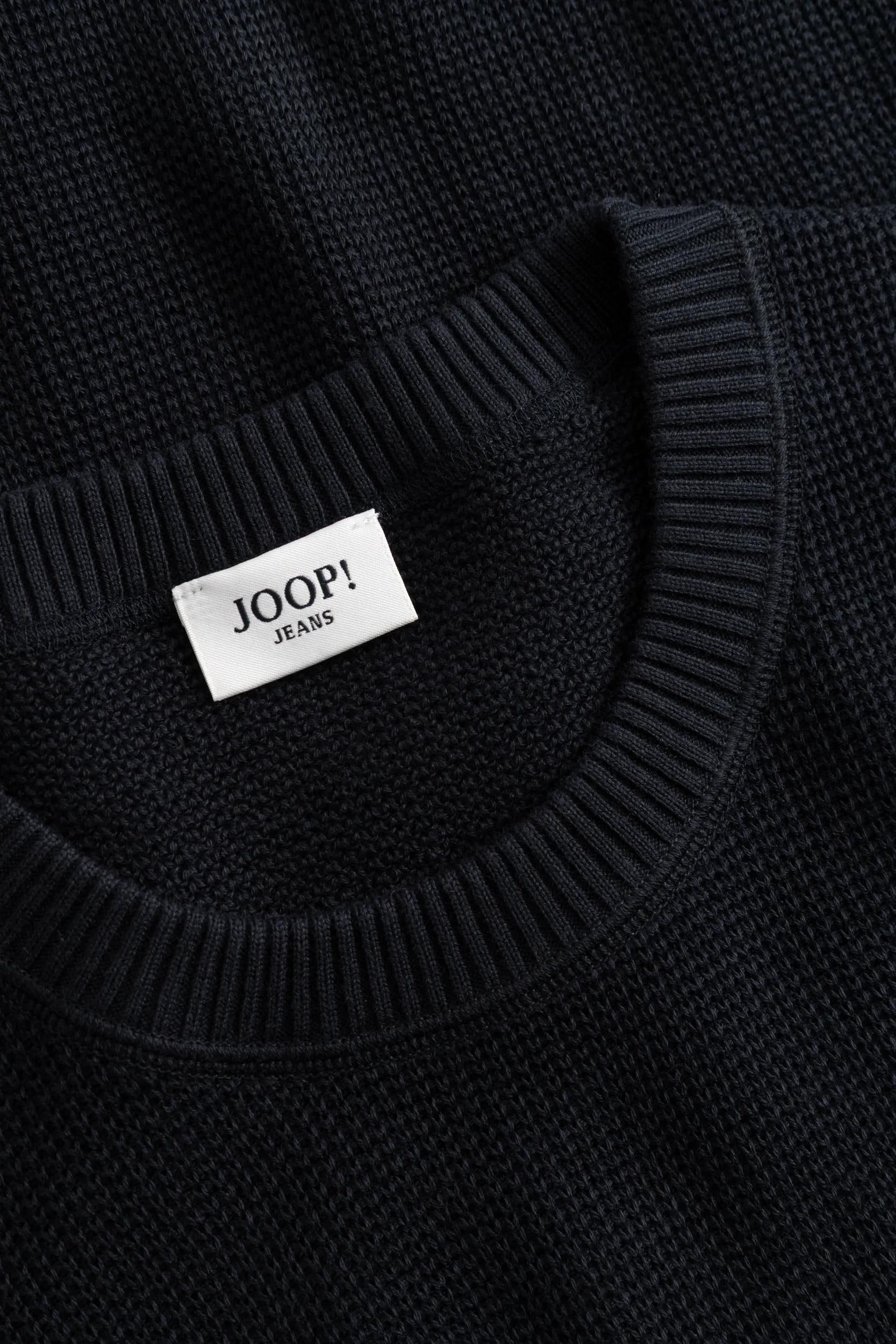 Joop Jeans Strickpullover »Peosius« Regular fit mit Rundhalsausschnitt, Wollmischung