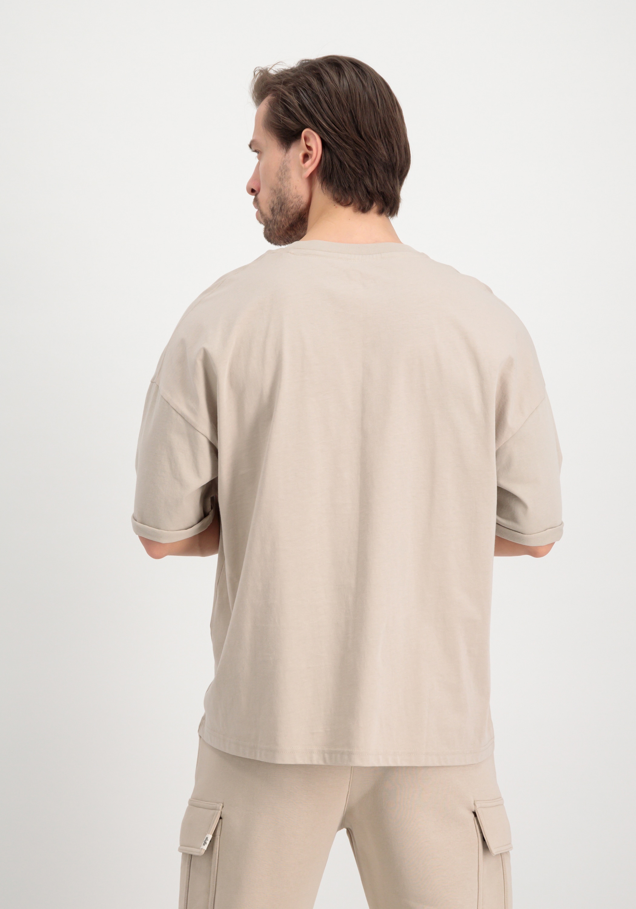 Alpha Industries T-Shirt »Alpha Industries Men - T-Shirts Organics OS Roll-Up T-Shirt«