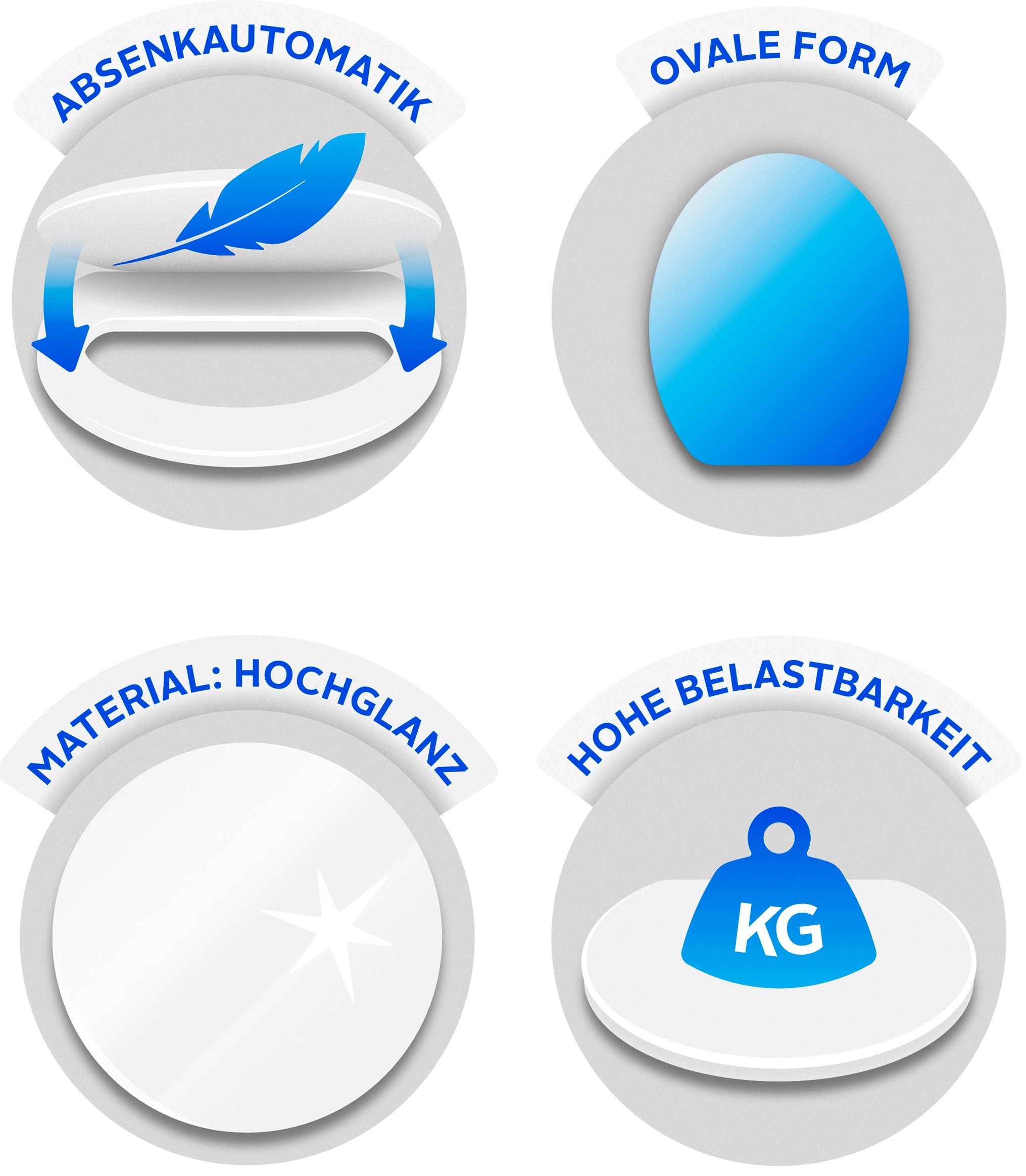 Sanilo WC-Sitz »Knocker«, mit Absenkautomatik