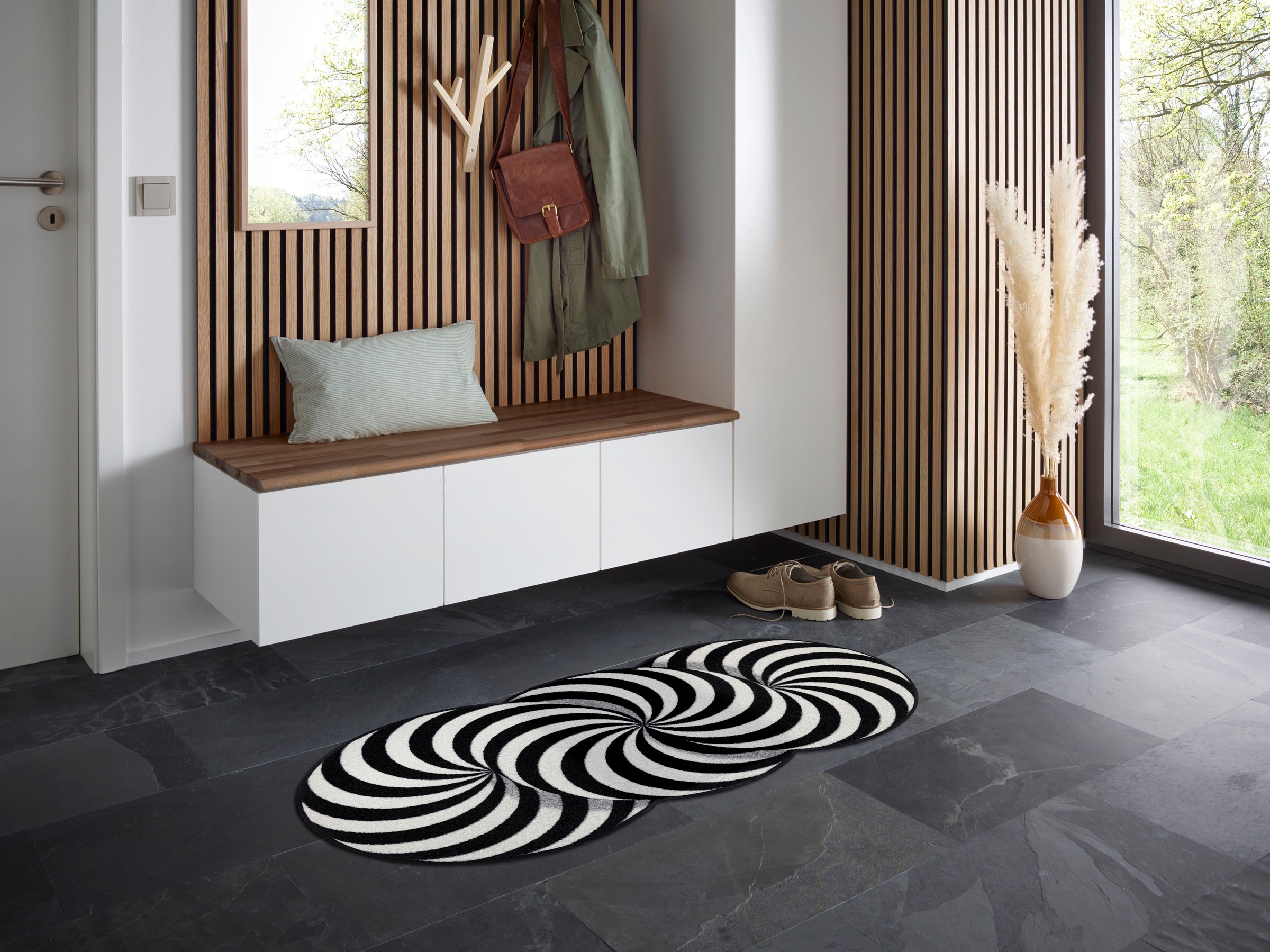 wash+dry by Kleen-Tex Läufer »Infinity Swirl« rechteckig 7 mm Höhe