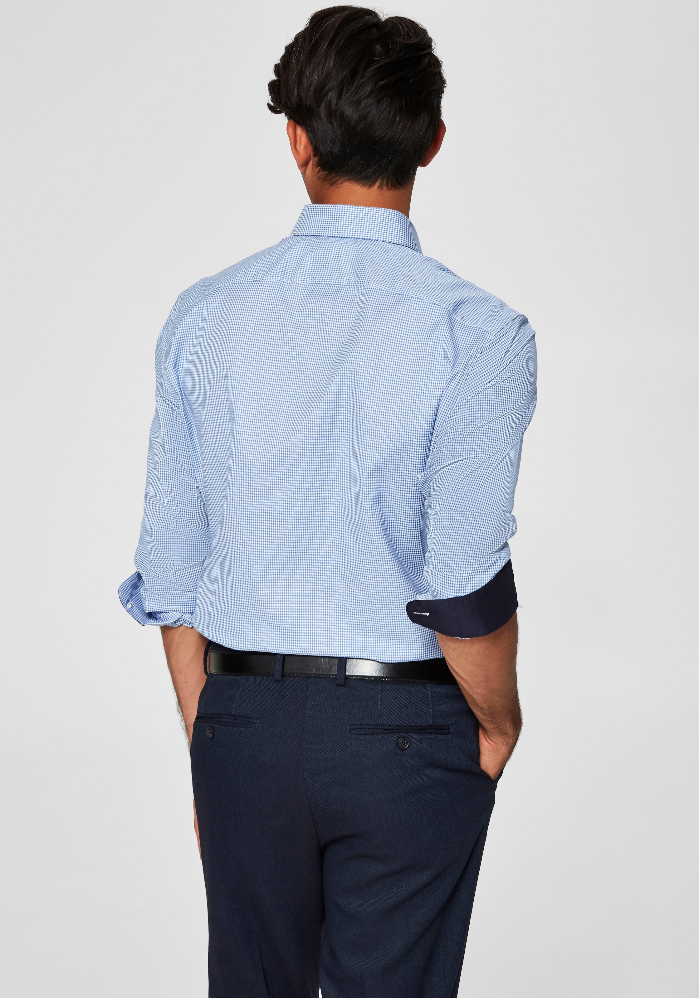 SELECTED HOMME Langarmhemd »SLHSLIMNEW-MARK SHIRT LS NOOS«