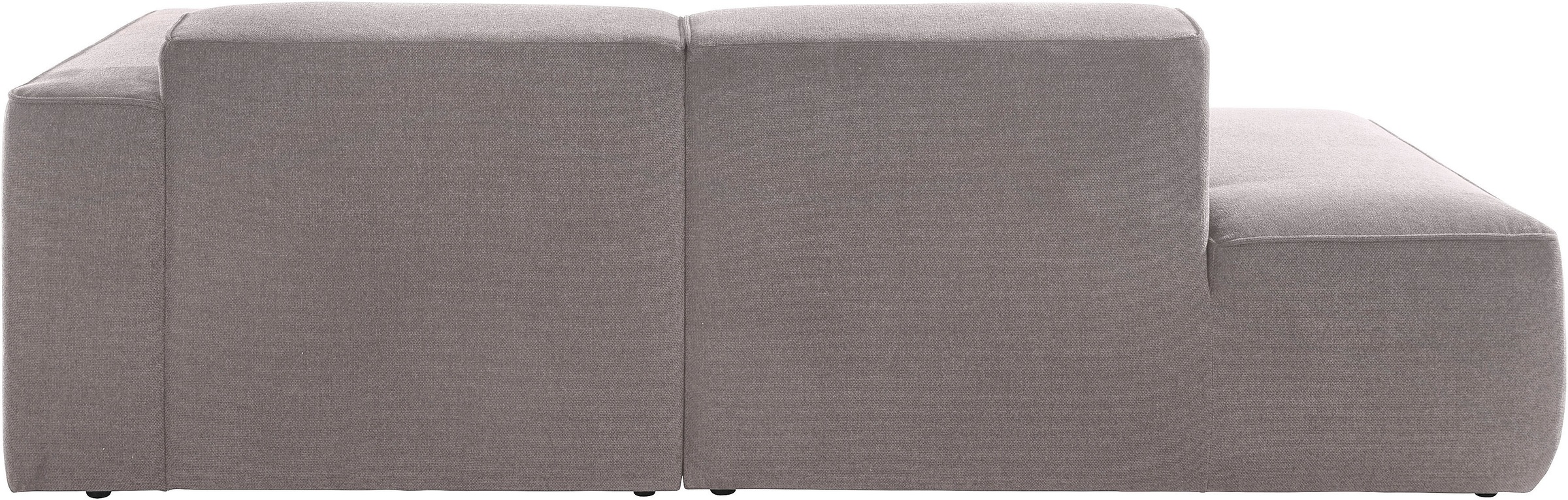 andas Ecksofa »Noord mit Kedernaht, Breite 227 cm«, Cord, Struktur, Webstoff, mit Wellenunterfederung, Massivholzrahmen