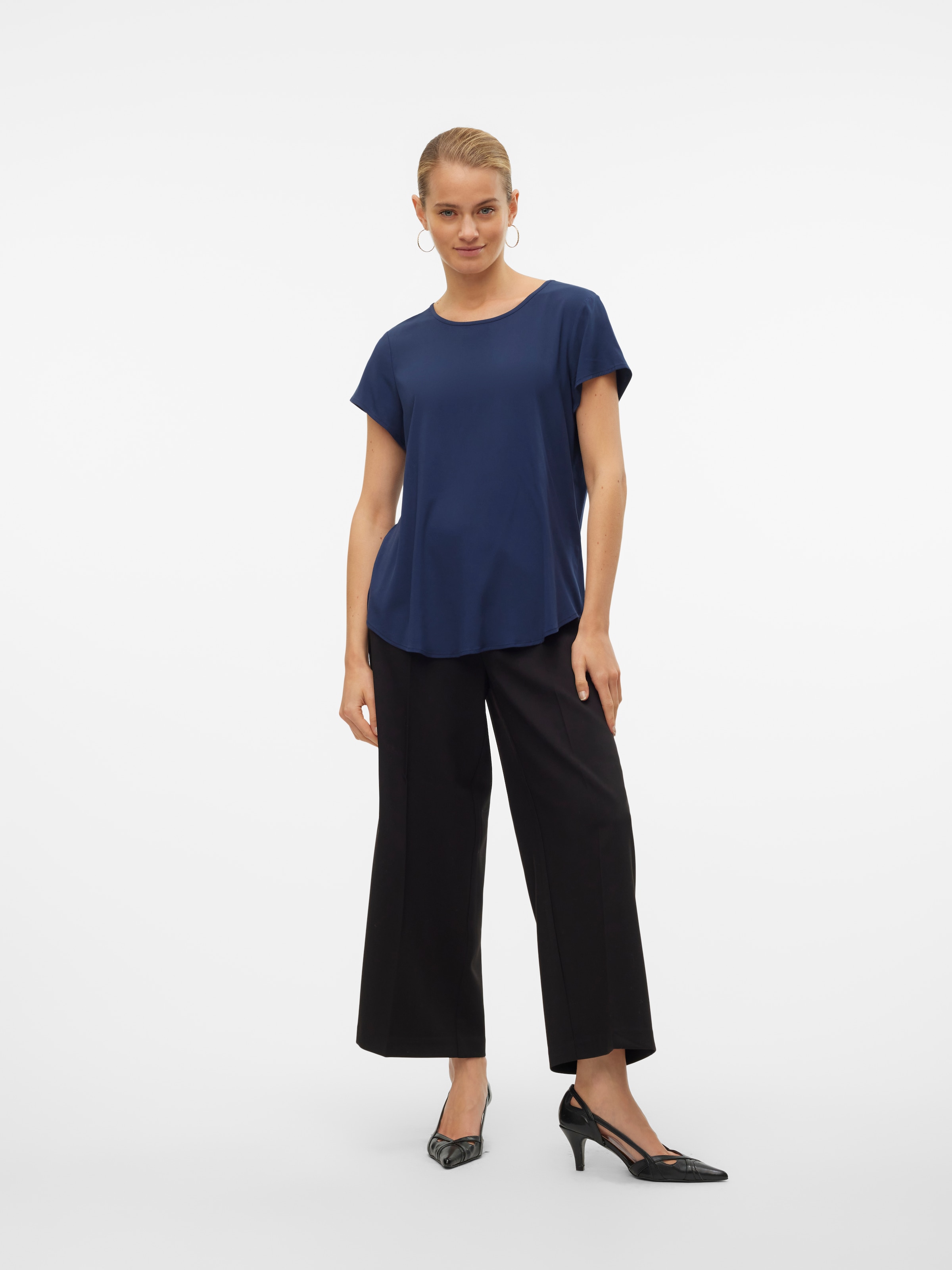 Vero Moda Blusenshirt »VMBELLA SS TOP WVN GA NOOS«