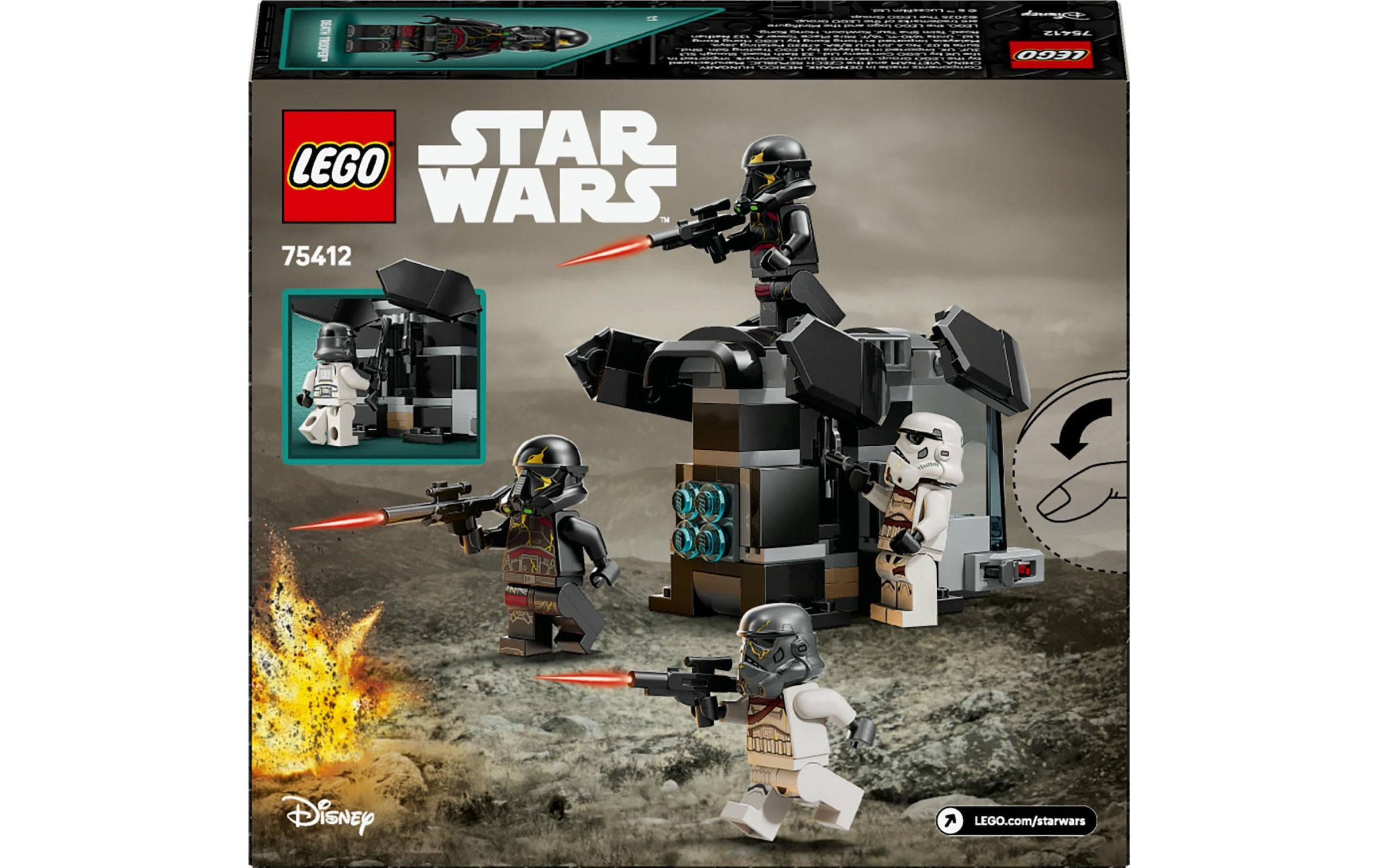 LEGO® Spielbausteine »Star Wars Todestruppler & Nachttruppler Battle Pack 75412«
