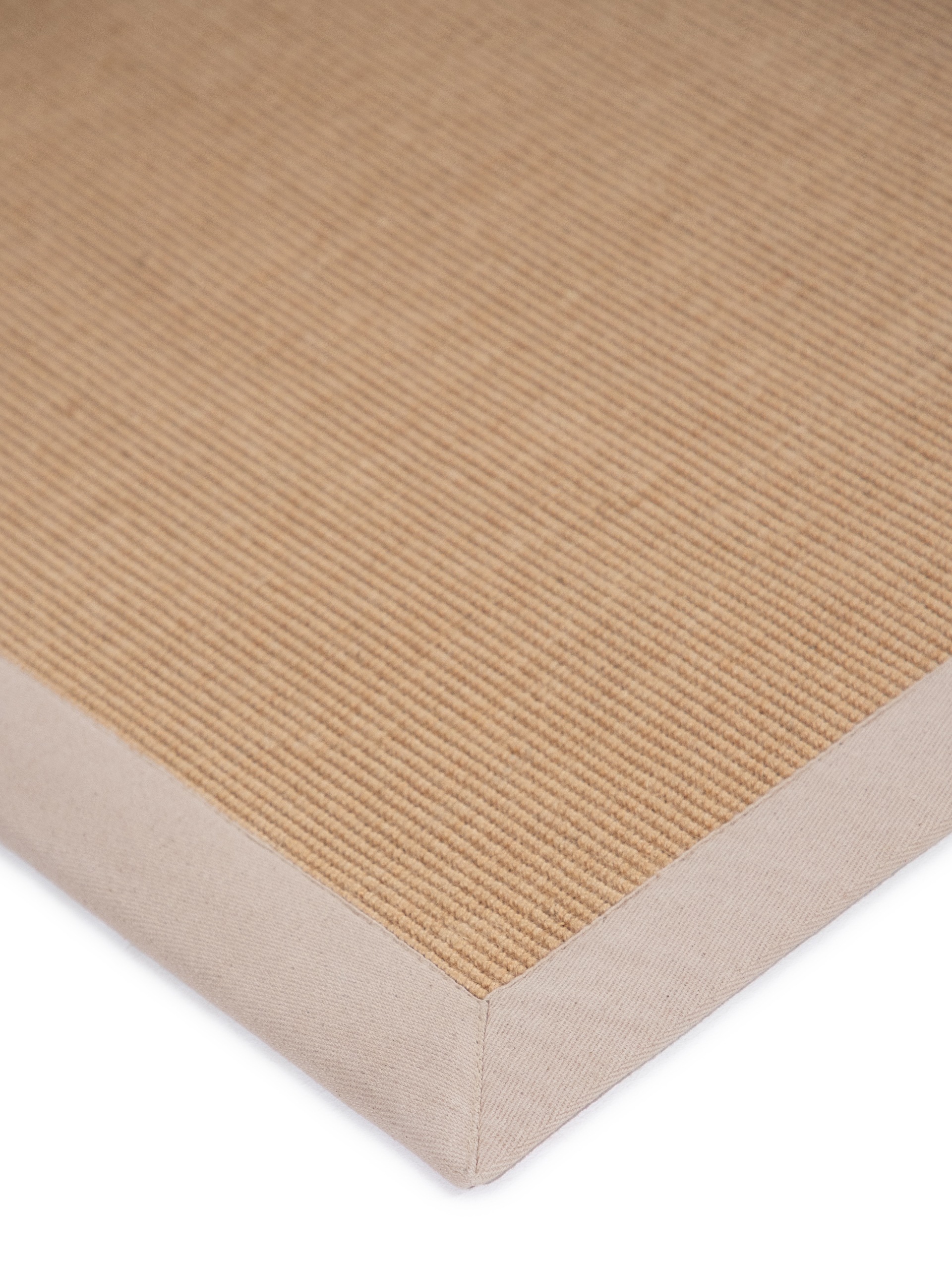 carpetfine Sisalteppich »Sisal«, rechteckig, 5 mm Höhe, mit farbiger Bordüre, Anti Rutsch Rückseite