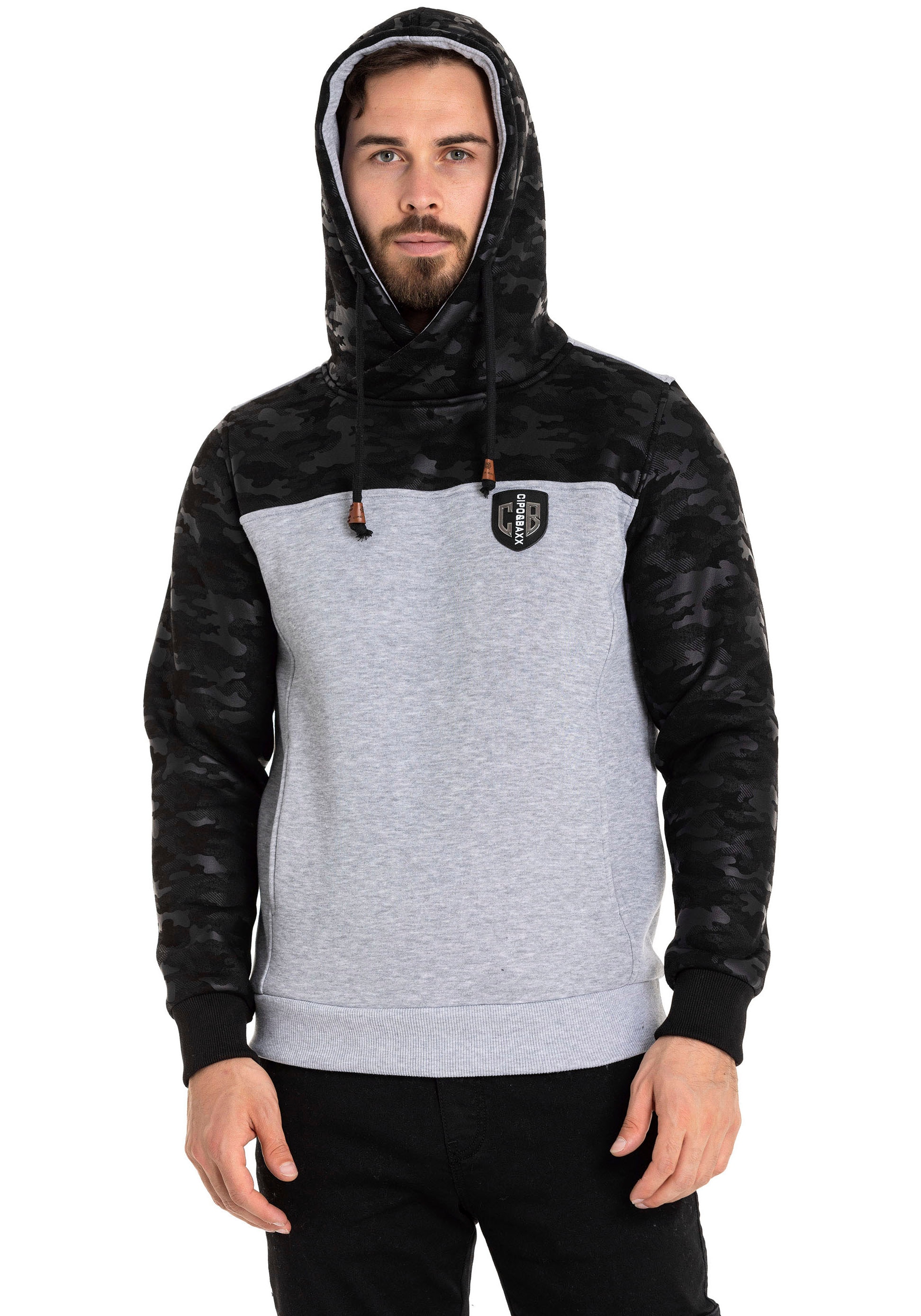 Cipo & Baxx Kapuzensweatshirt