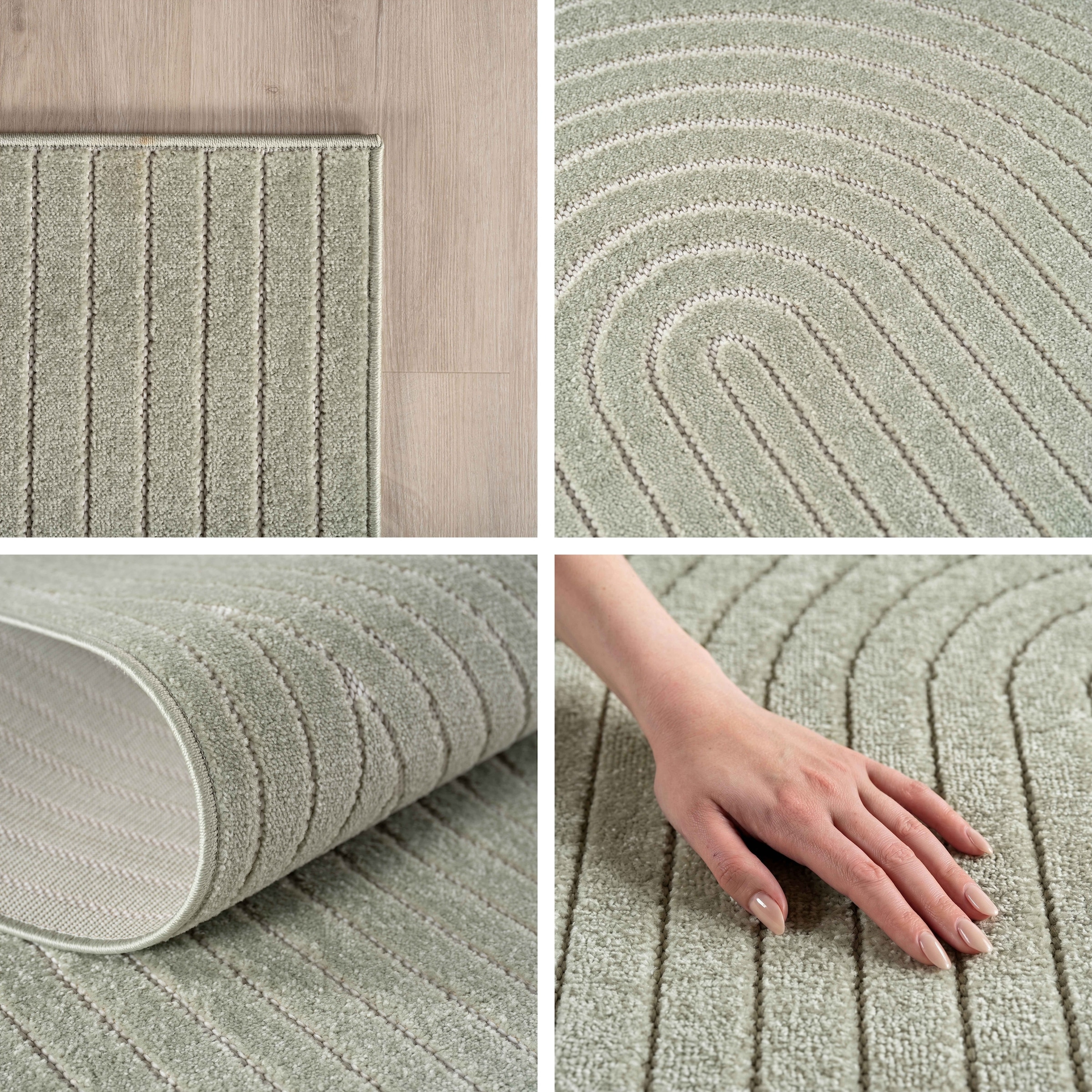 Ayyildiz Teppiche »NOVA 1201  , auch als Läufer und Rund« rund 8 mm Höhe Material aus schmutzabweisendem Polypropylen, In-/Outdoor geeignet