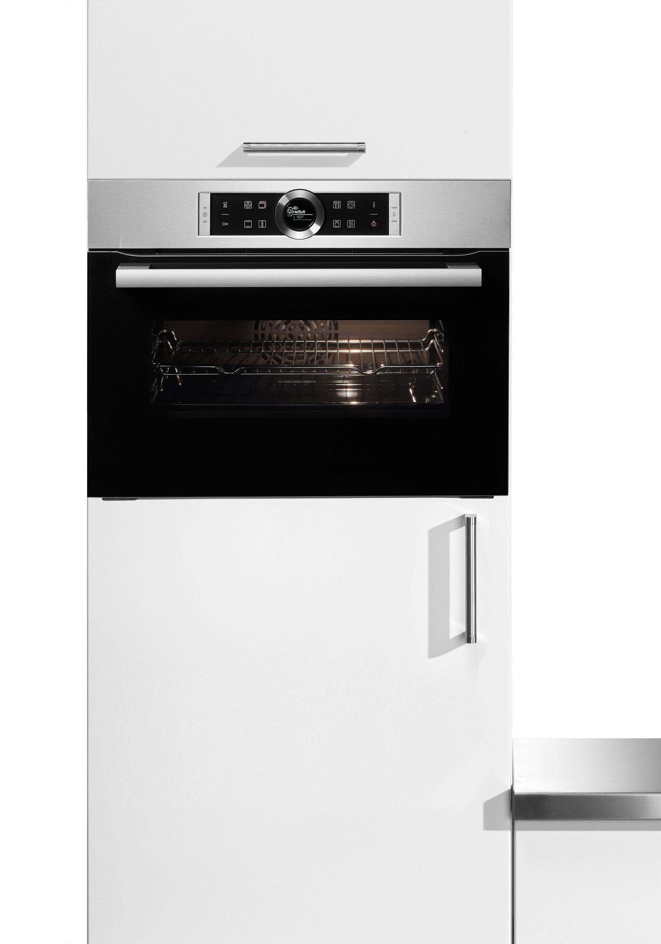 BOSCH Einbaubackofen »CBG635BS3«, 8, CBG635BS3, mit Teleskopauszug nachrüstbar, ecoClean Direct