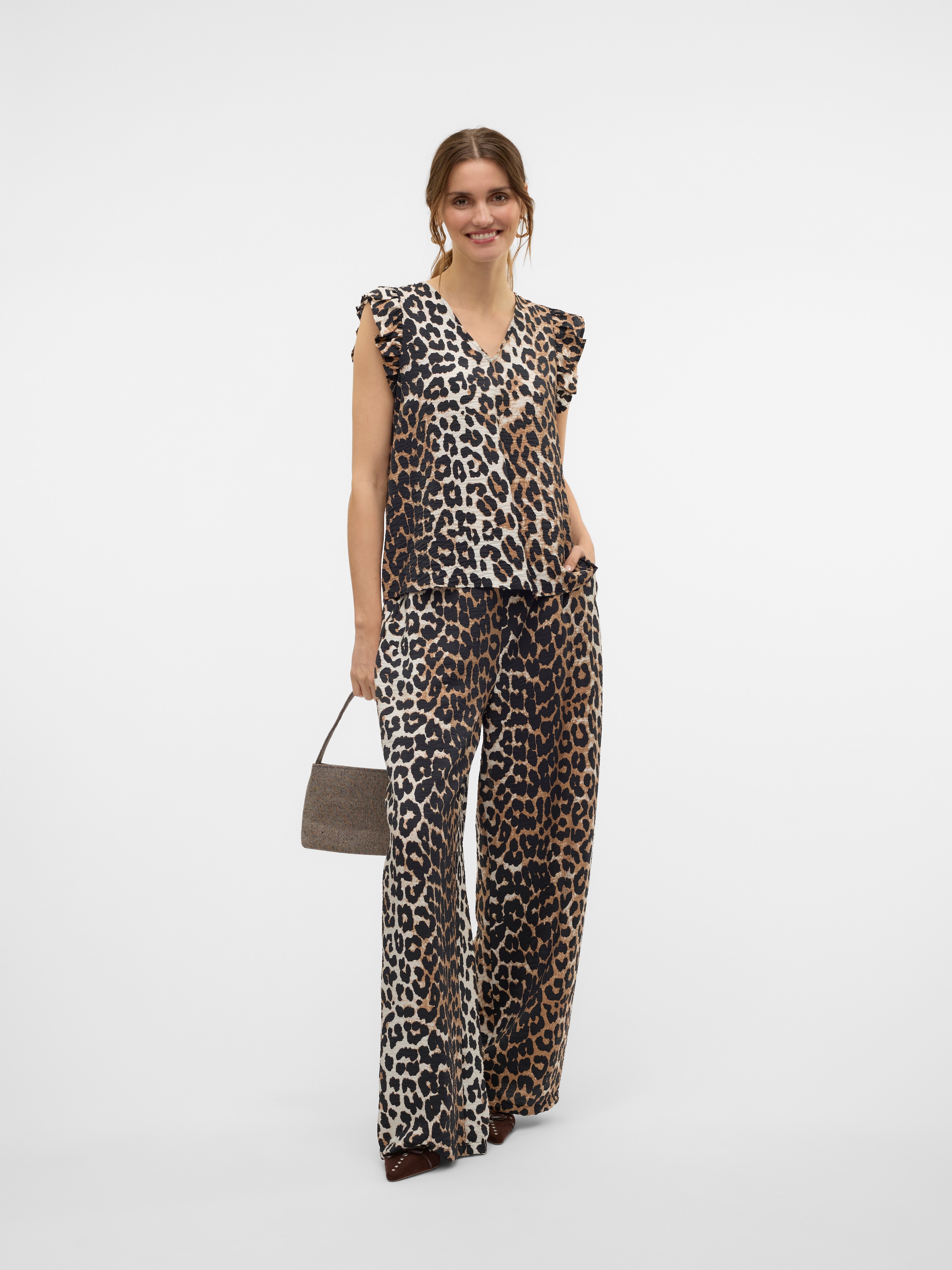 Vero Moda Blusentop »VMJOSIE SL V-NECK TOP WVN GA«