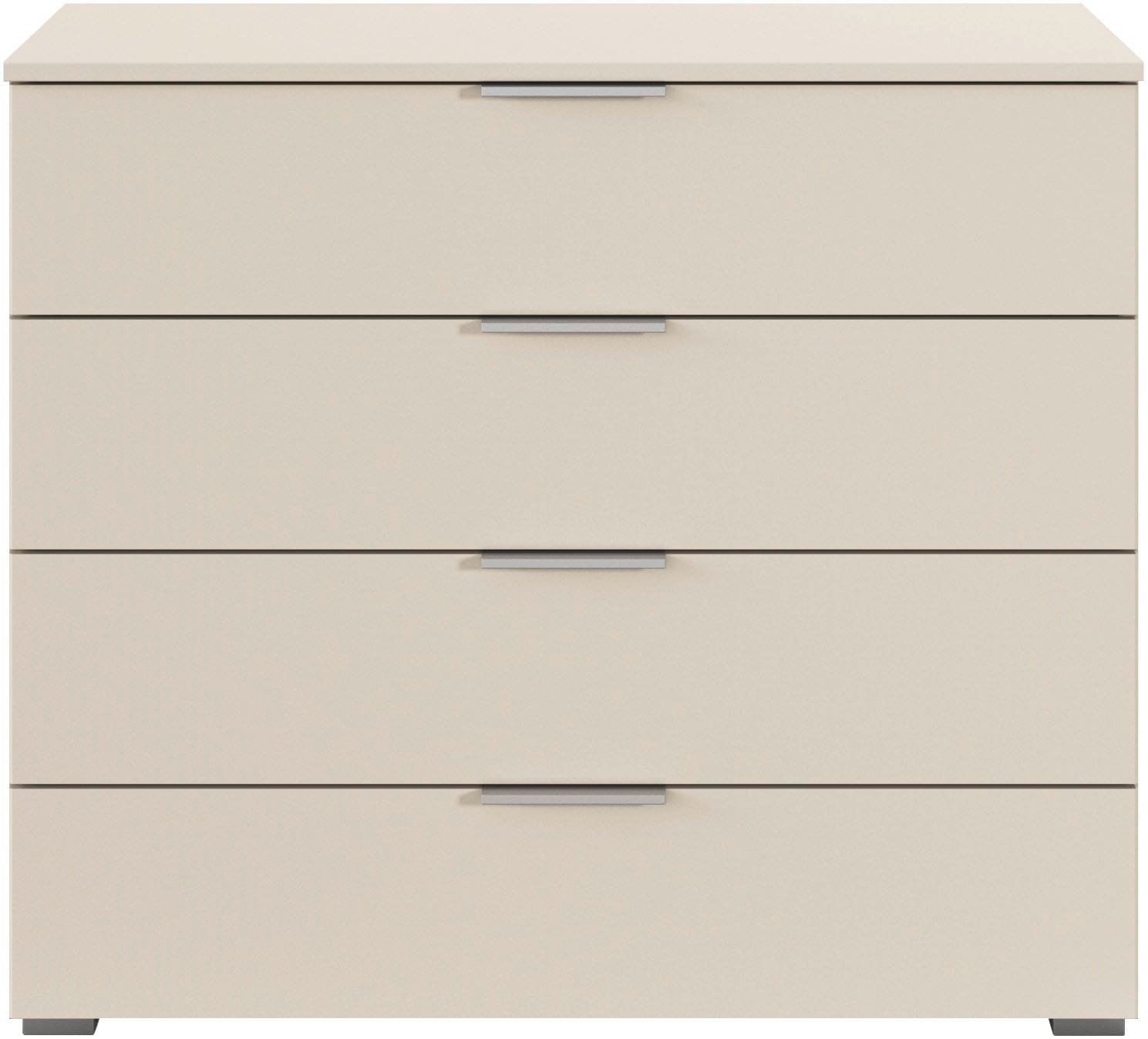 rauch Schubkastenkommode »Sideboard Schubladenkommode AGORDO mit Dekor- oder Hochglanzfront«, (in zwei Griff-Farben, Breite 80 cm), vier große und geräumige Schubladen mit viel Stauraum MADE IN GERMANY