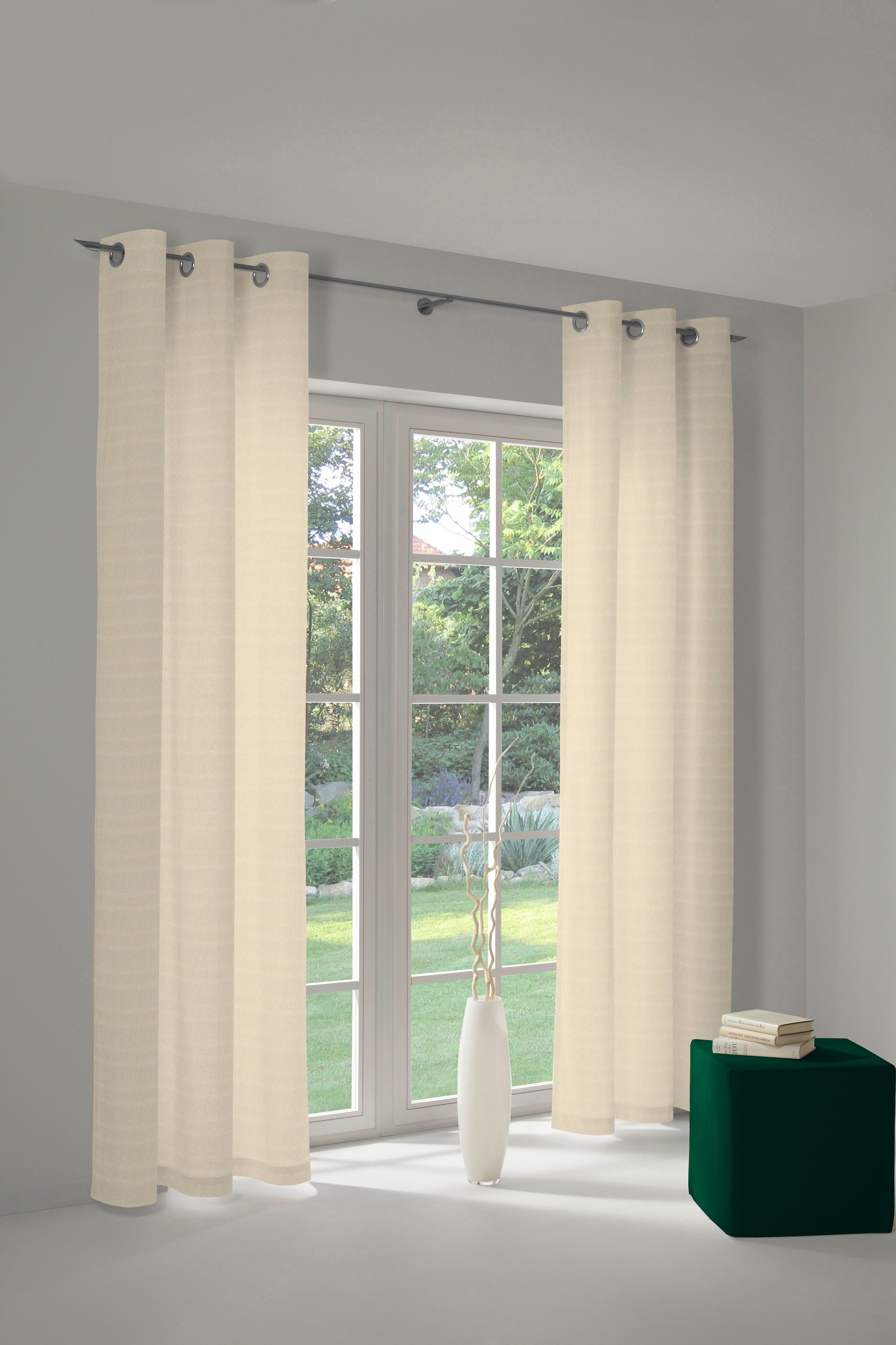 Adam Vorhang »Urban Cactus« Ösen 1 Stk. tlg. aus 100% Bio-Baumwolle günstig online kaufen