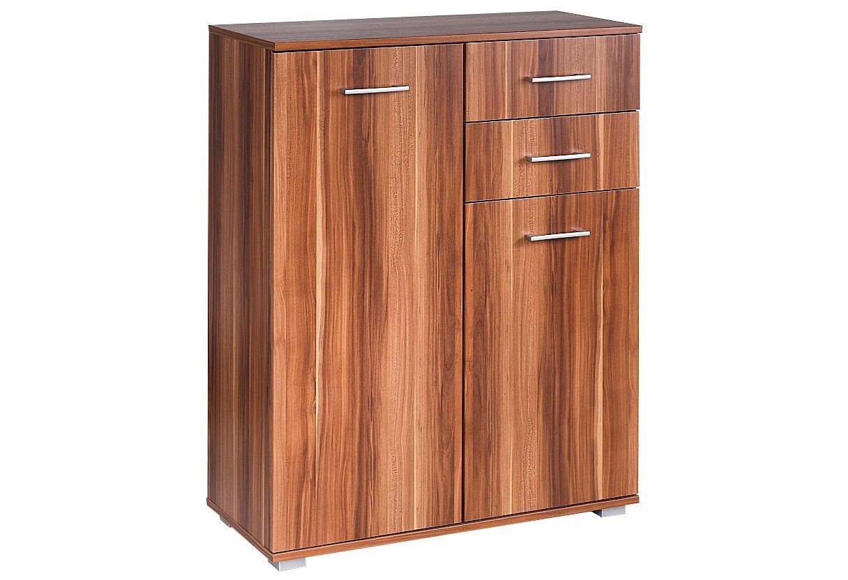 PRIESS Kombikommode nussbaumfarben