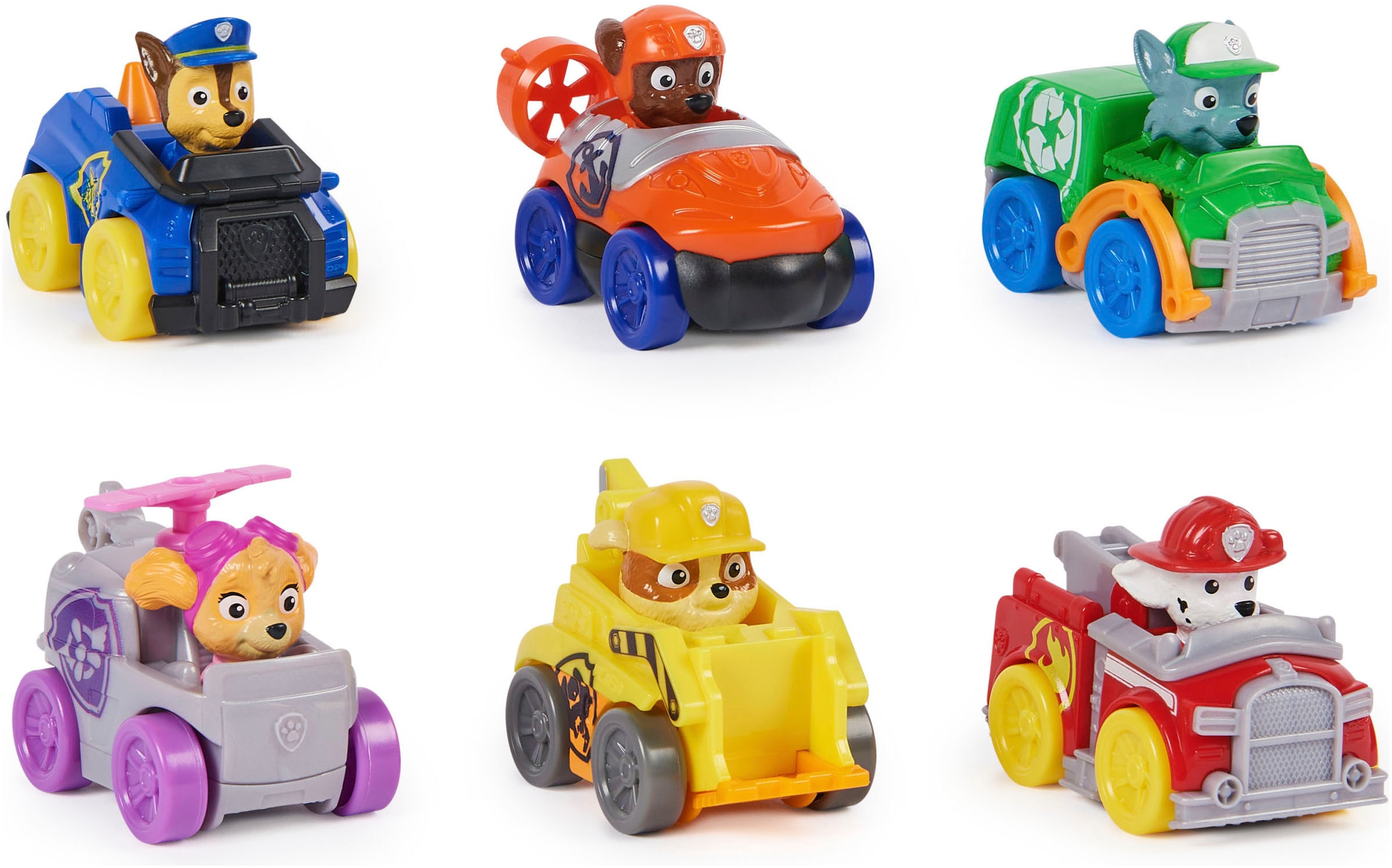 Spin Master Spielzeug-Auto »Paw Patrol - Pup Squad Racers Core Geschenkset«, (Set)