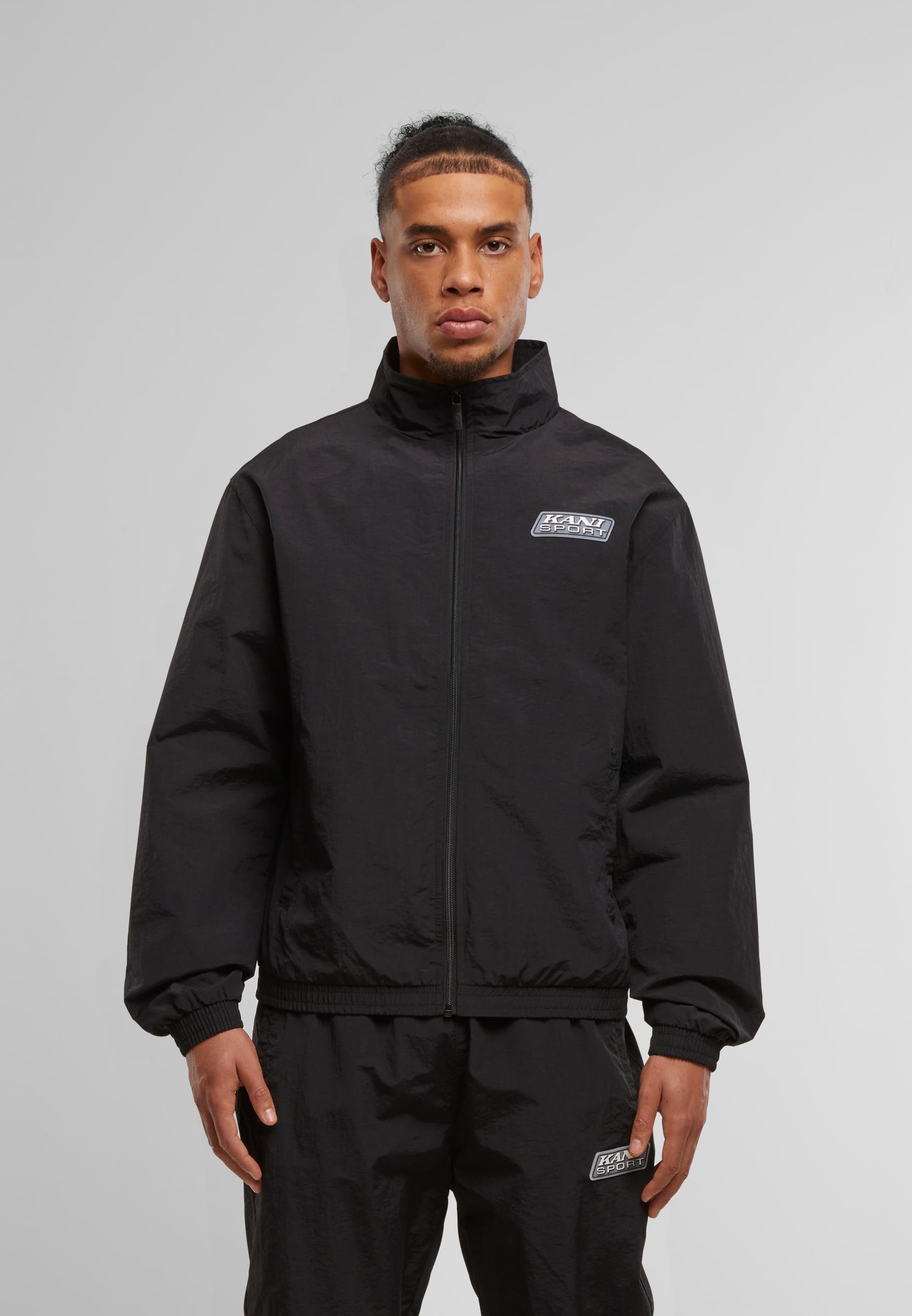 Karl Kani Trainingsjacke »Karl Kani Sport Patch Essential Trackjacket« 1 Stk. tlg. ohne Kapuze