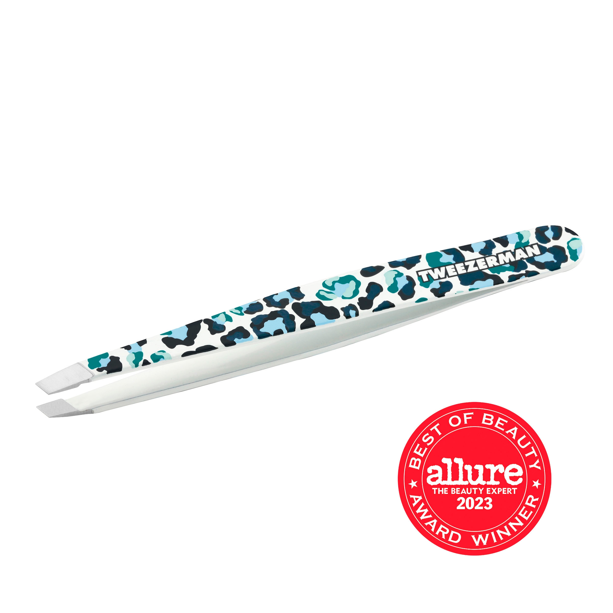 TWEEZERMAN Pinzette »"TWEEZERMAN | Slant Tweezer: Schräge Pinzette in Leopard Print Zoll«