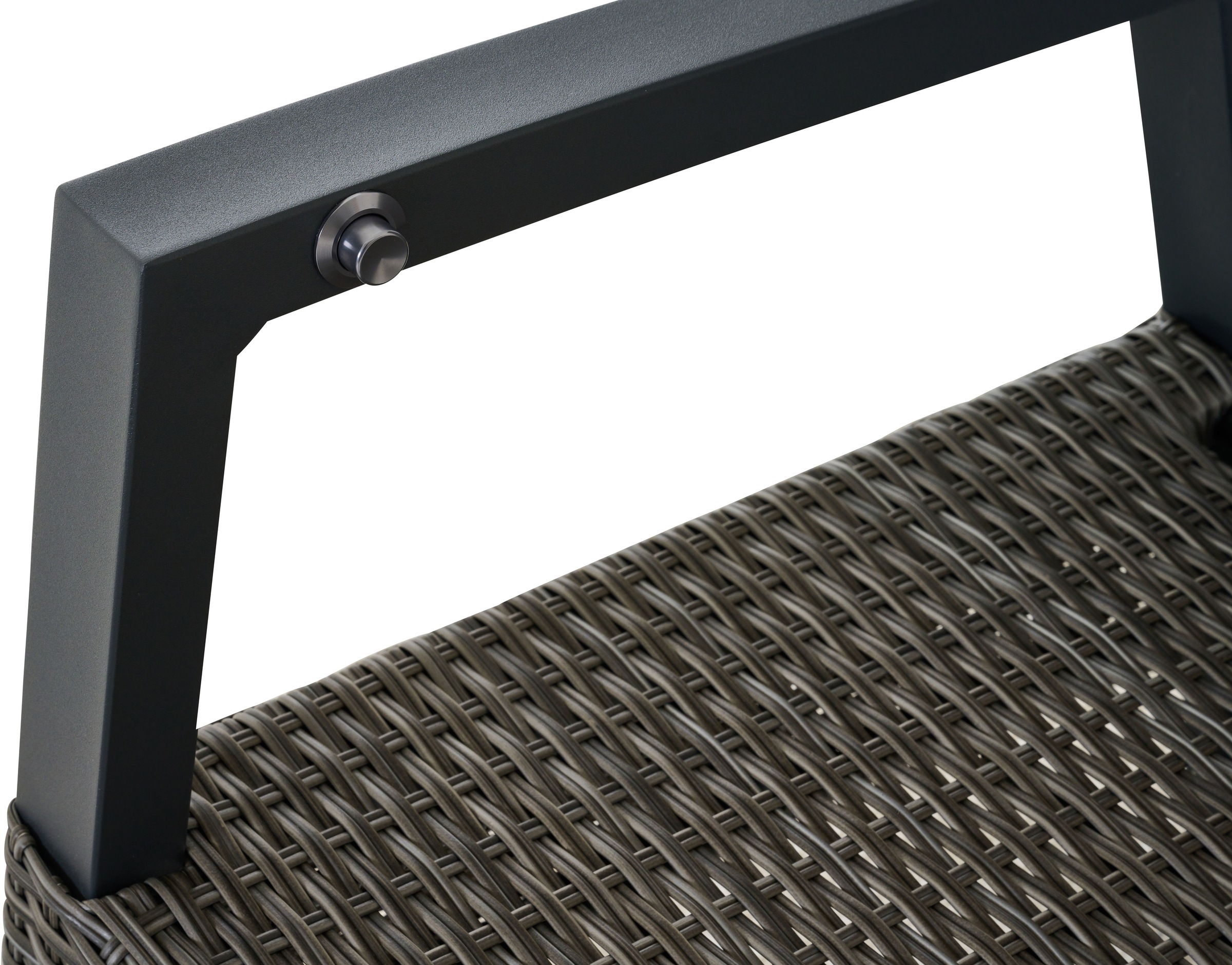 Siena Garden Gartensessel »»Taranto Move« charcoal-grey inkl. Kissen«, Rückenlehne stufenlos verstellbar