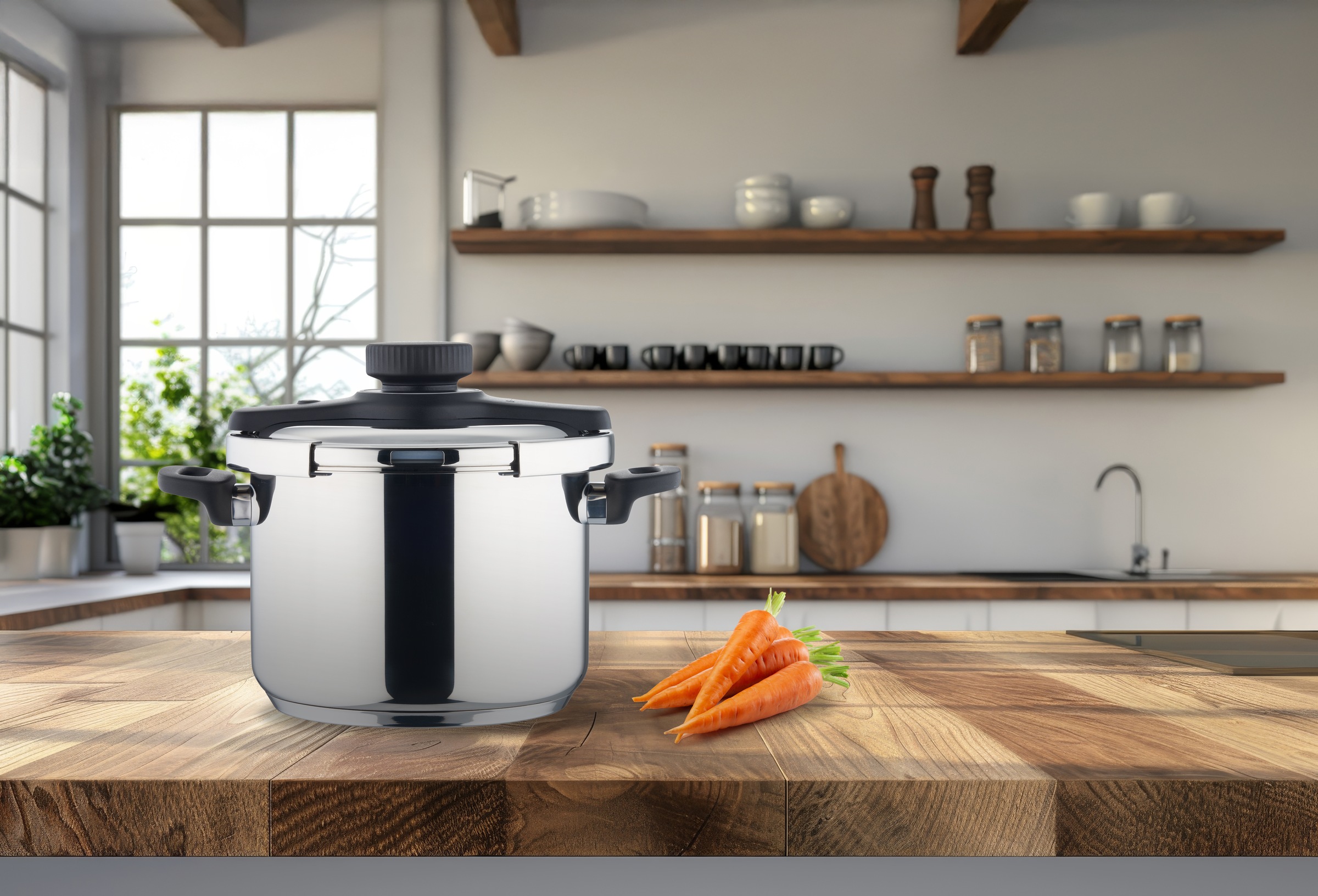 Hanseatic Schnellkochtopf »hanseatic« 4 Stk. tlg. Edelstahl 18/10 günstig online kaufen