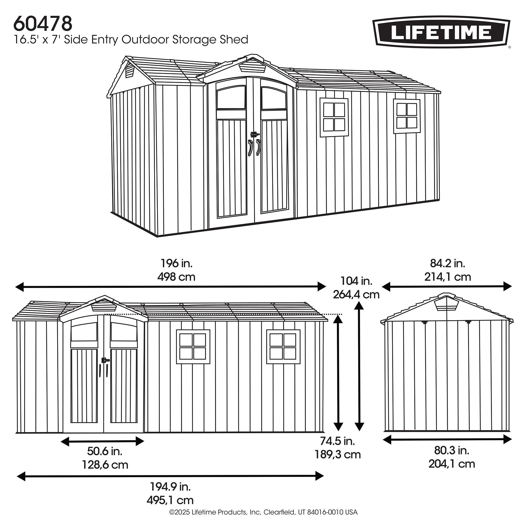 Lifetime Gerätehaus »Idaho«