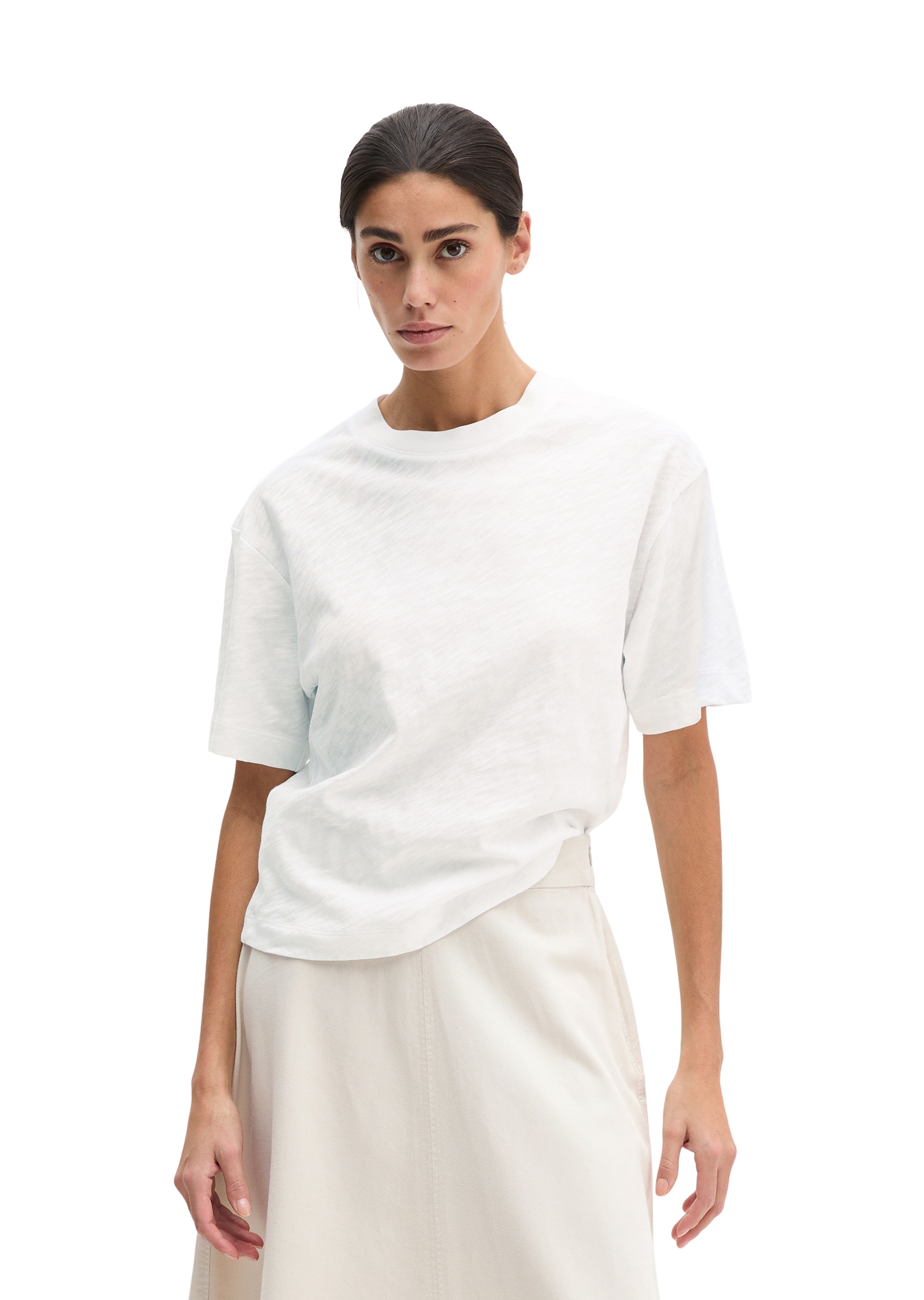 Marc O'Polo T-Shirt regular aus Slub-Jersey