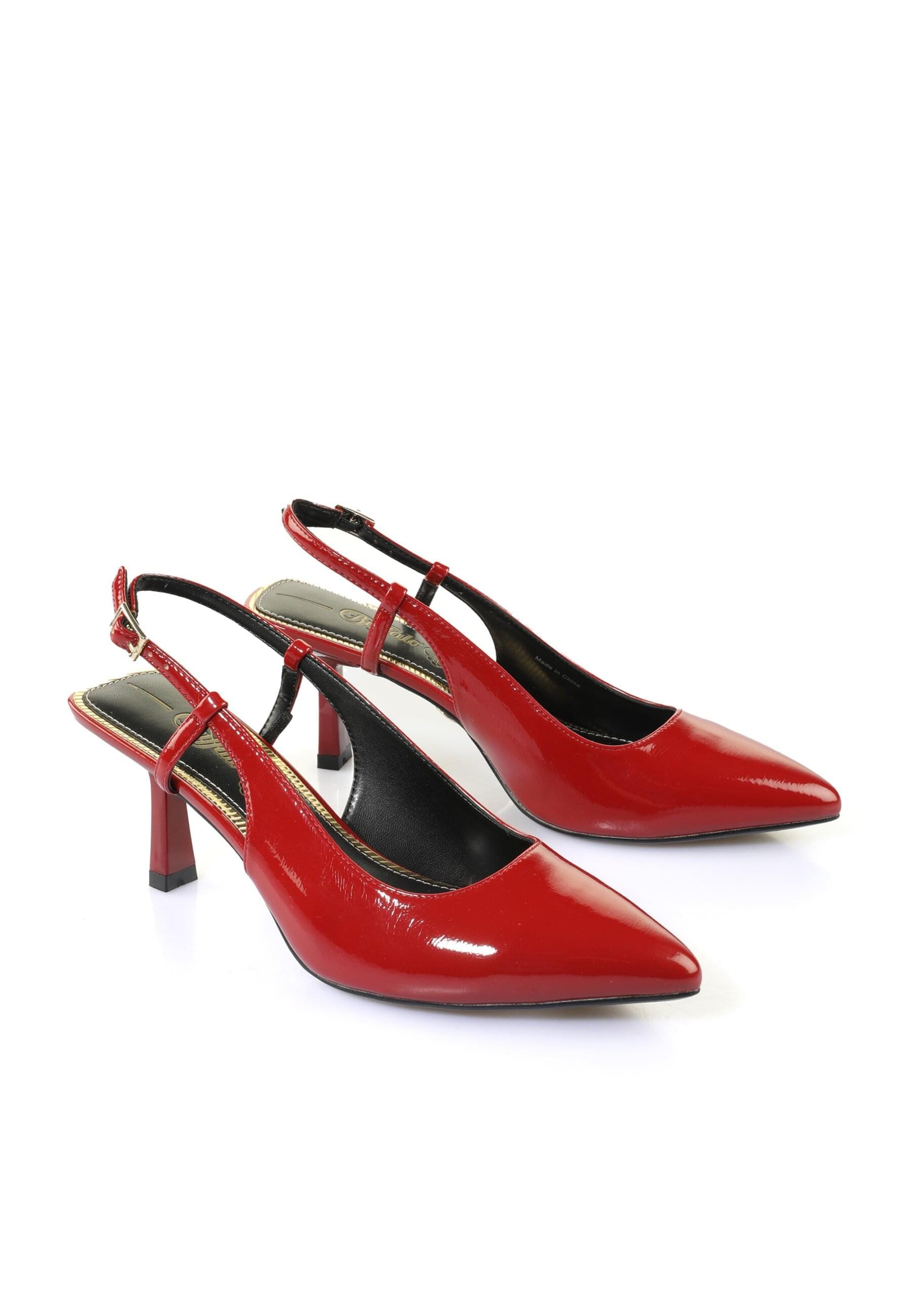 Buffalo High-Heel-Pumps »Buffalo Sling Back- Vegan Patent«