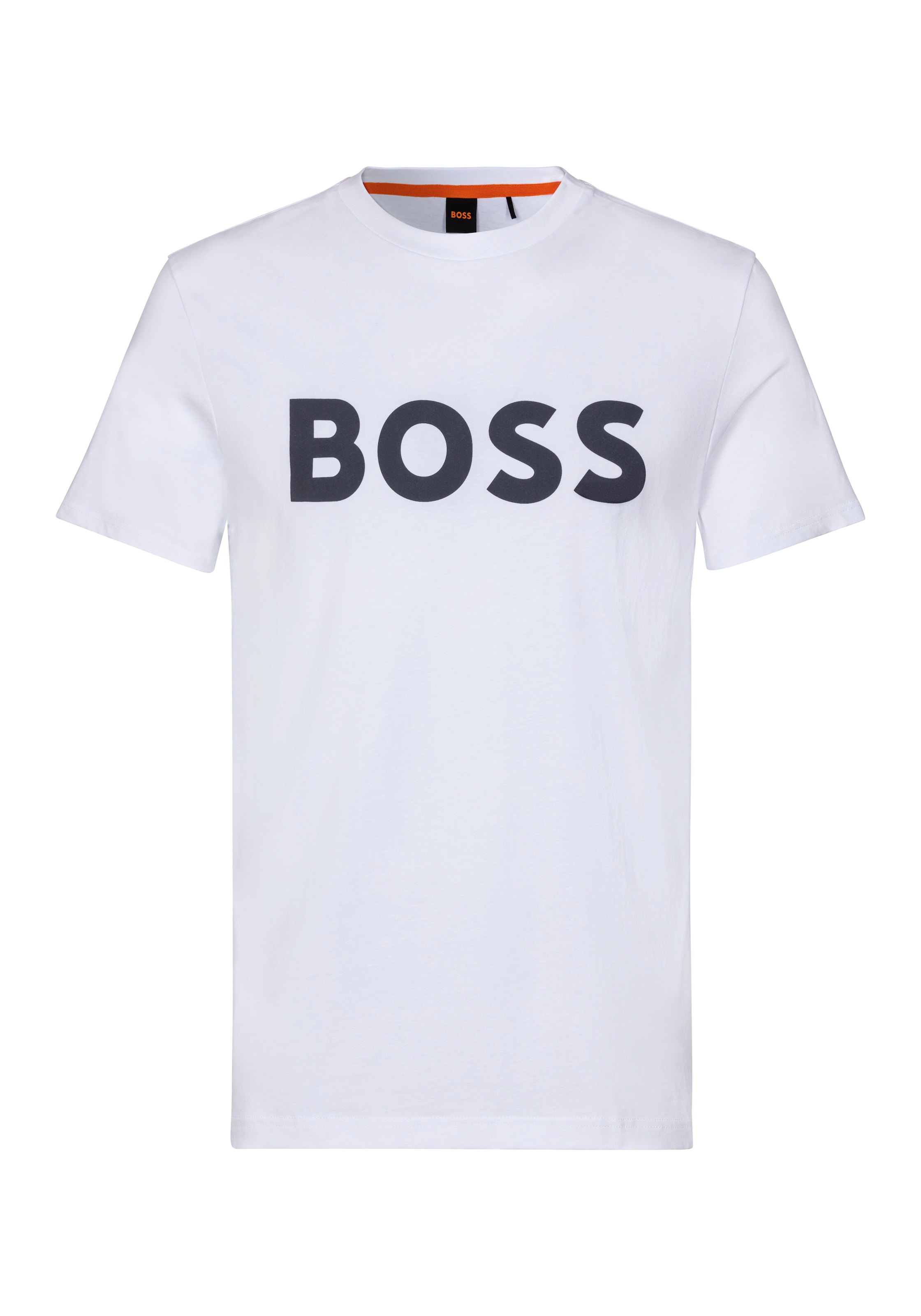 BOSS ORANGE T-Shirt »Thinking«, mit großem BOSS Druck auf der Brust