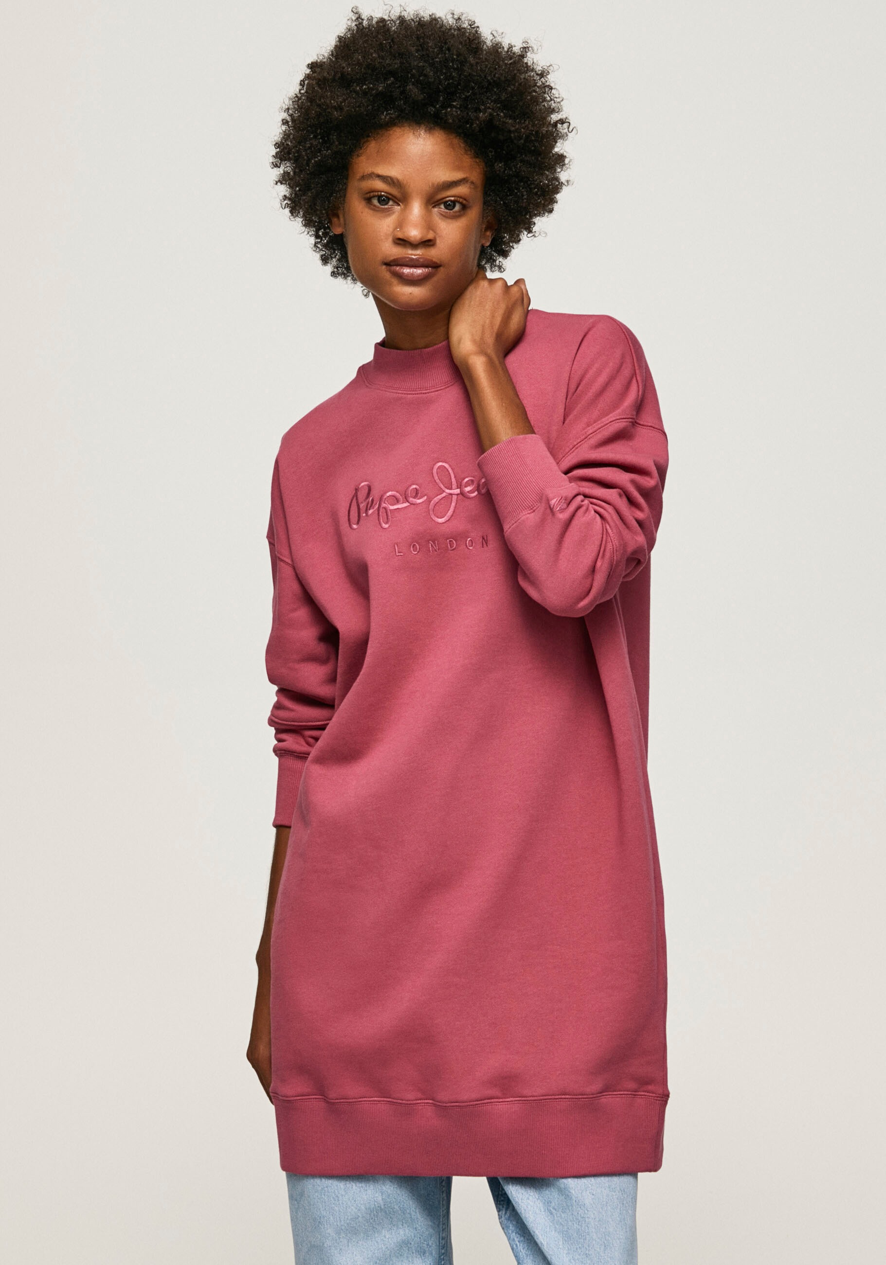 Pepe Jeans Sweatkleid »LEXIE«, mit Logo-Druck kaufen