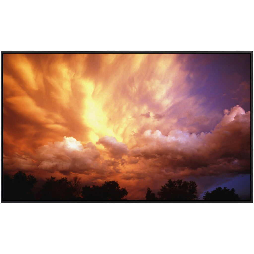 Papermoon Infrarotheizung »Gewitterwolken bei Sonnenuntergang«