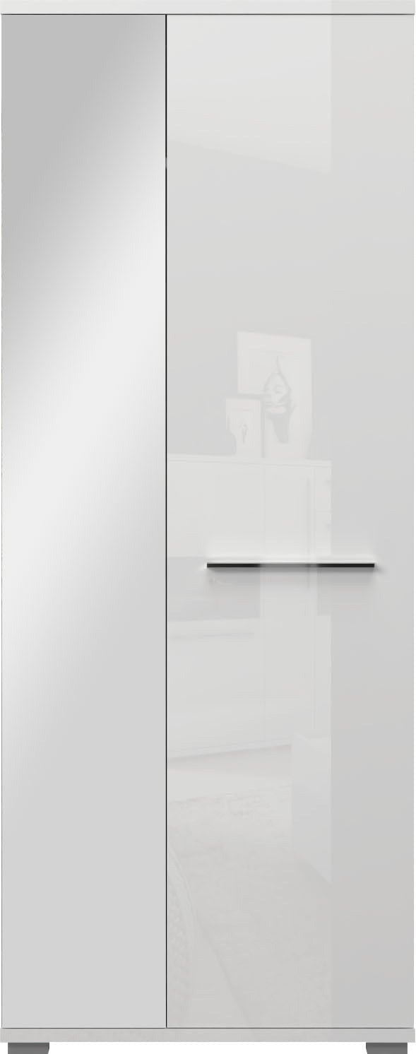 lackiert, Places Garderobenschrank online Style Soft-Close of bestellen Spiegel Funktion, hochglänzend, »Piano«, mit UV