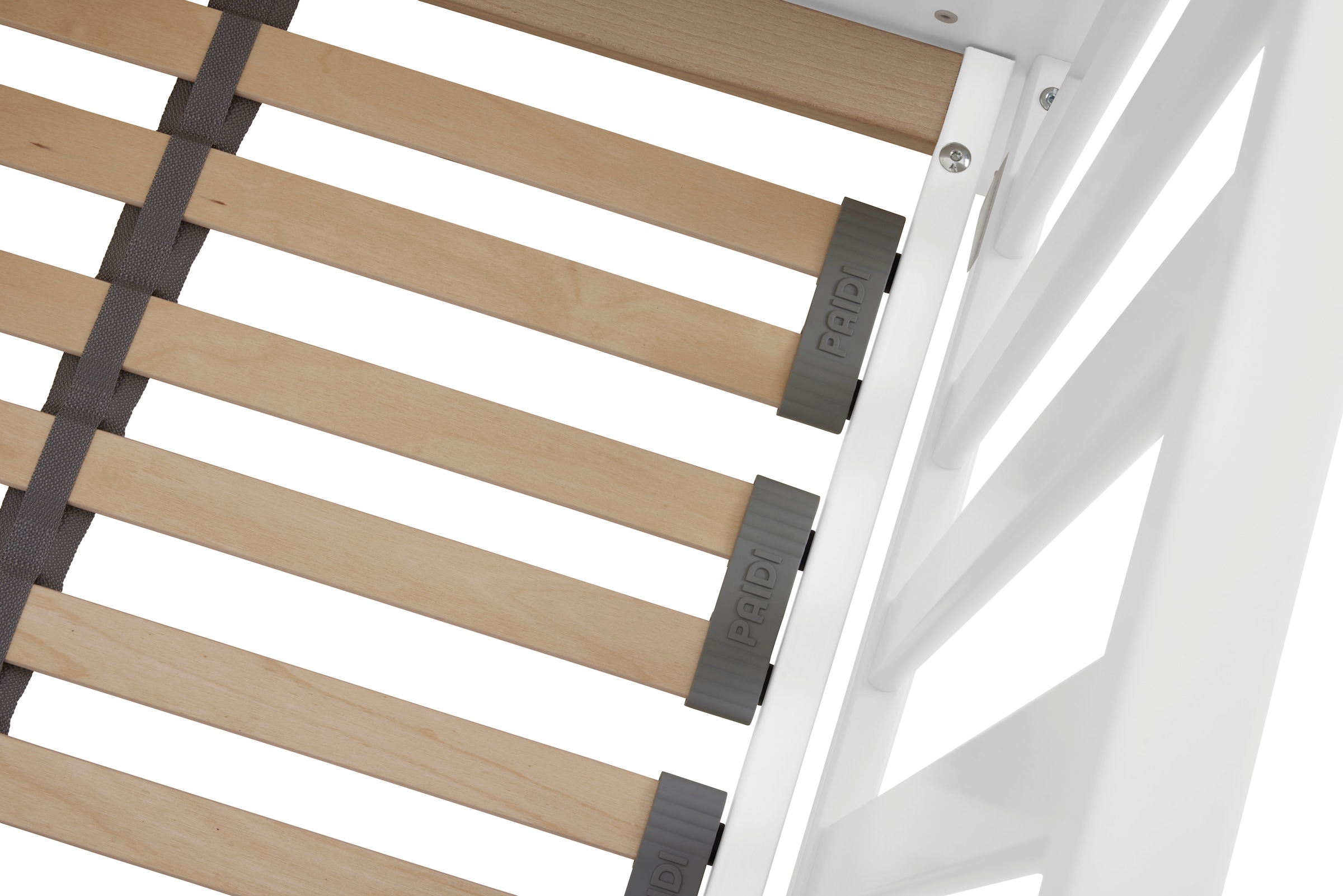 PAIDI Babybett »LITTLE SNU 70x140cm in Beige oder Weiß, umbaubares Kinderbett« Gitterbett 4-fach höhenverstellbar, entnehmbare Sprossen, Juniorbett