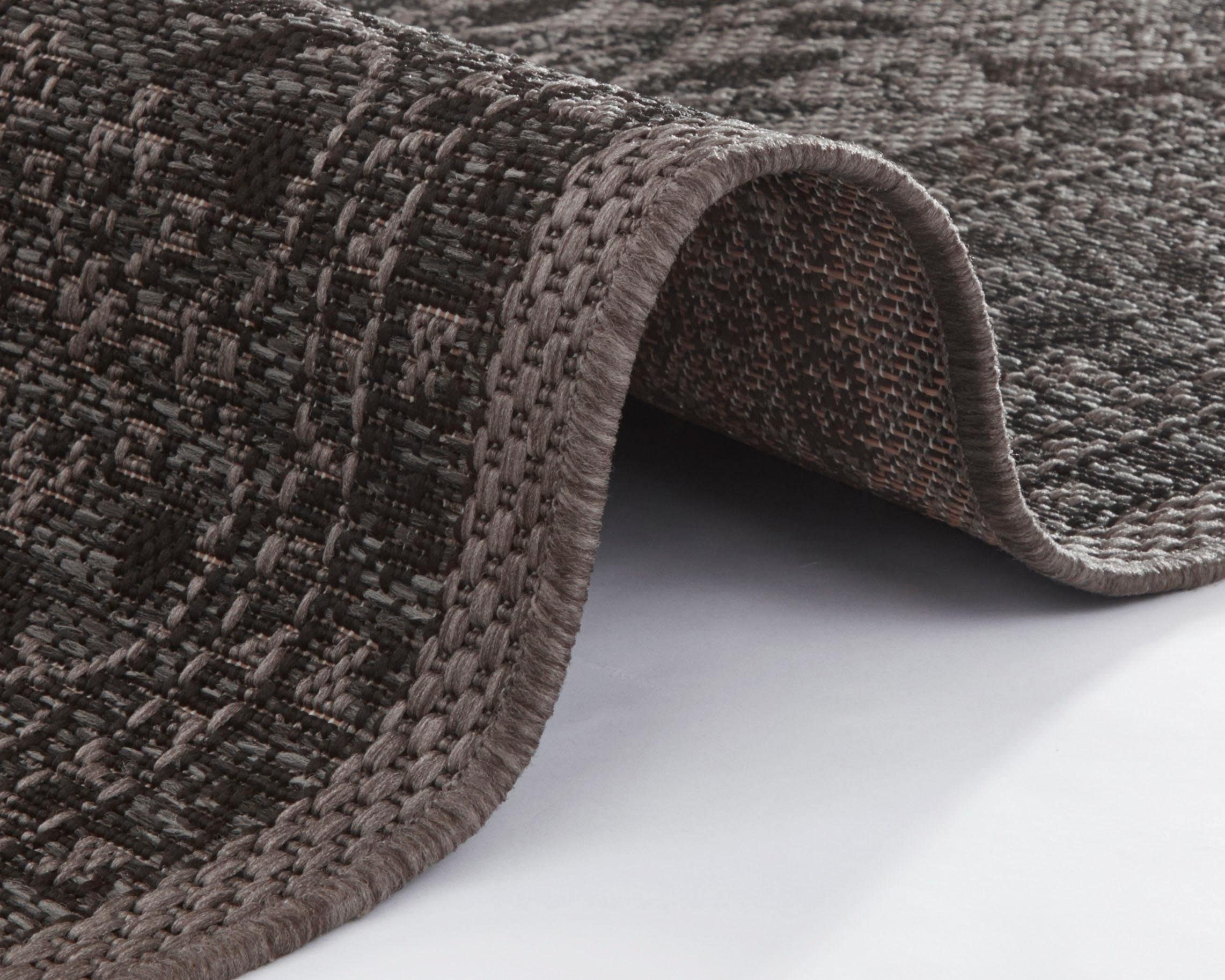 NORTHRUGS Teppich »Konya«, rechteckig, 4 mm Höhe, Orient Optik, Robust, Pflegeleicht, Flachgewebe