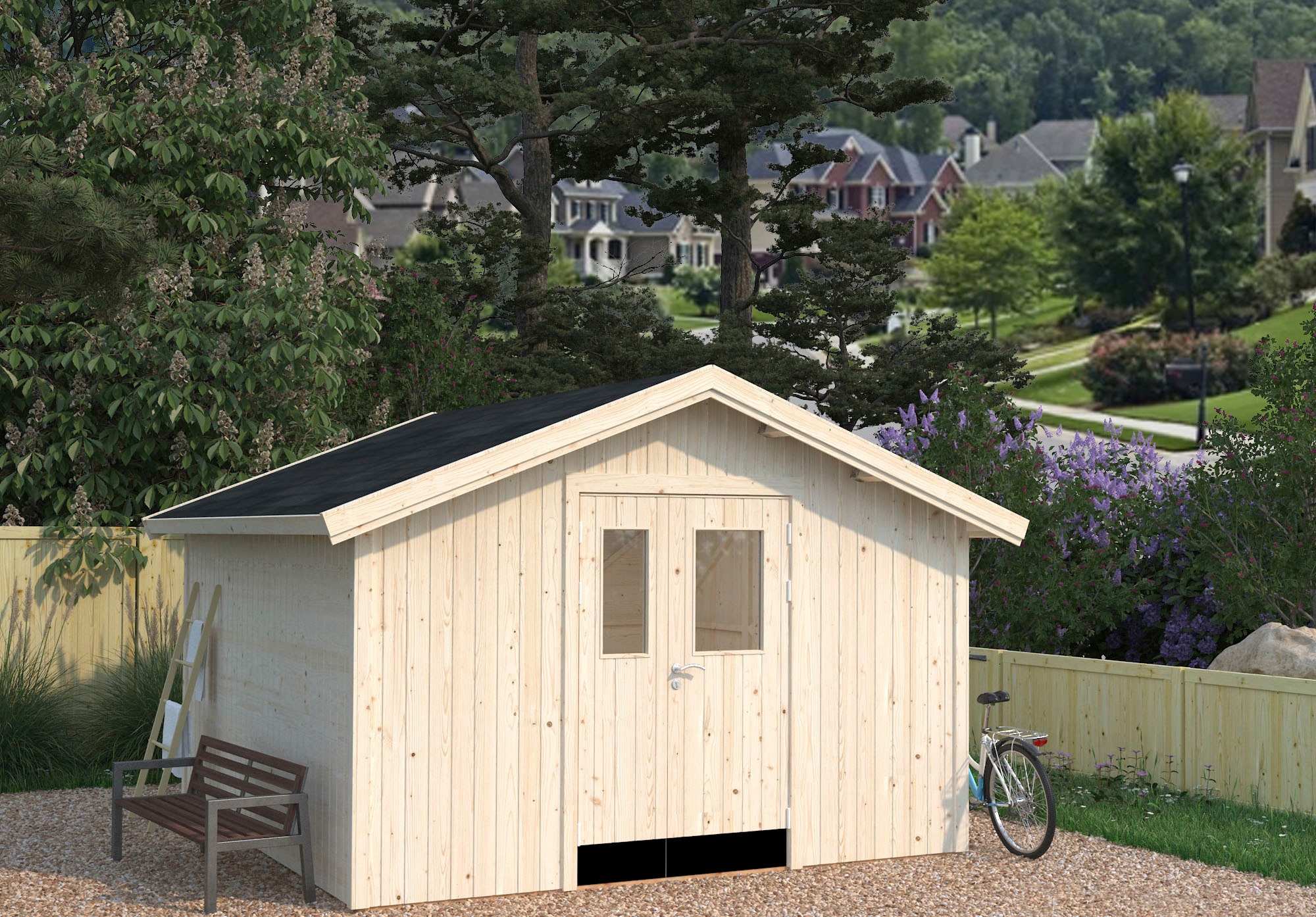 Palmako Gerätehaus »Lucas«, natur
