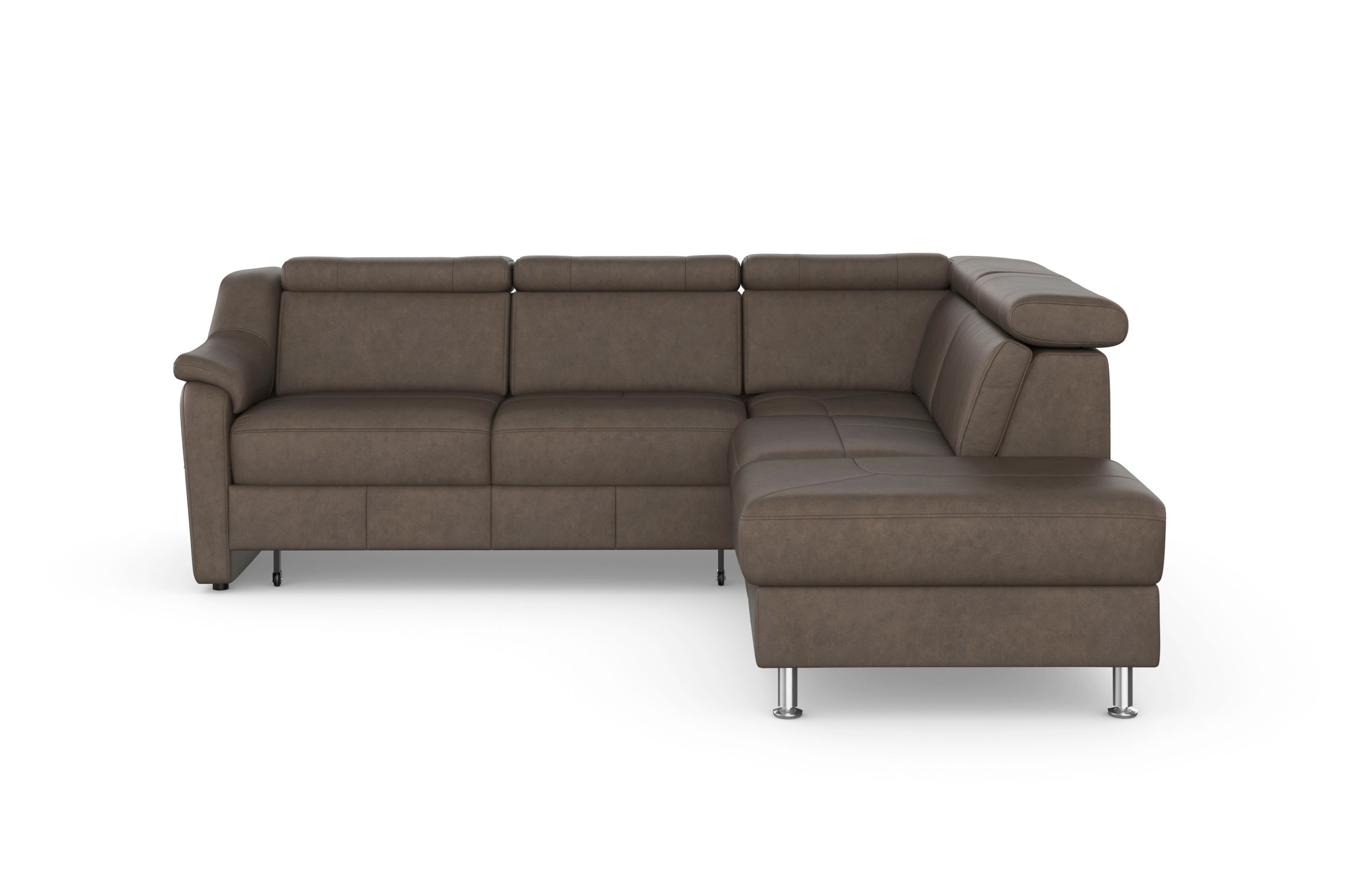 sit&more Ecksofa »Freetown L-Form«, inklusive Kopfteilverstellung und komfortablem Federkern