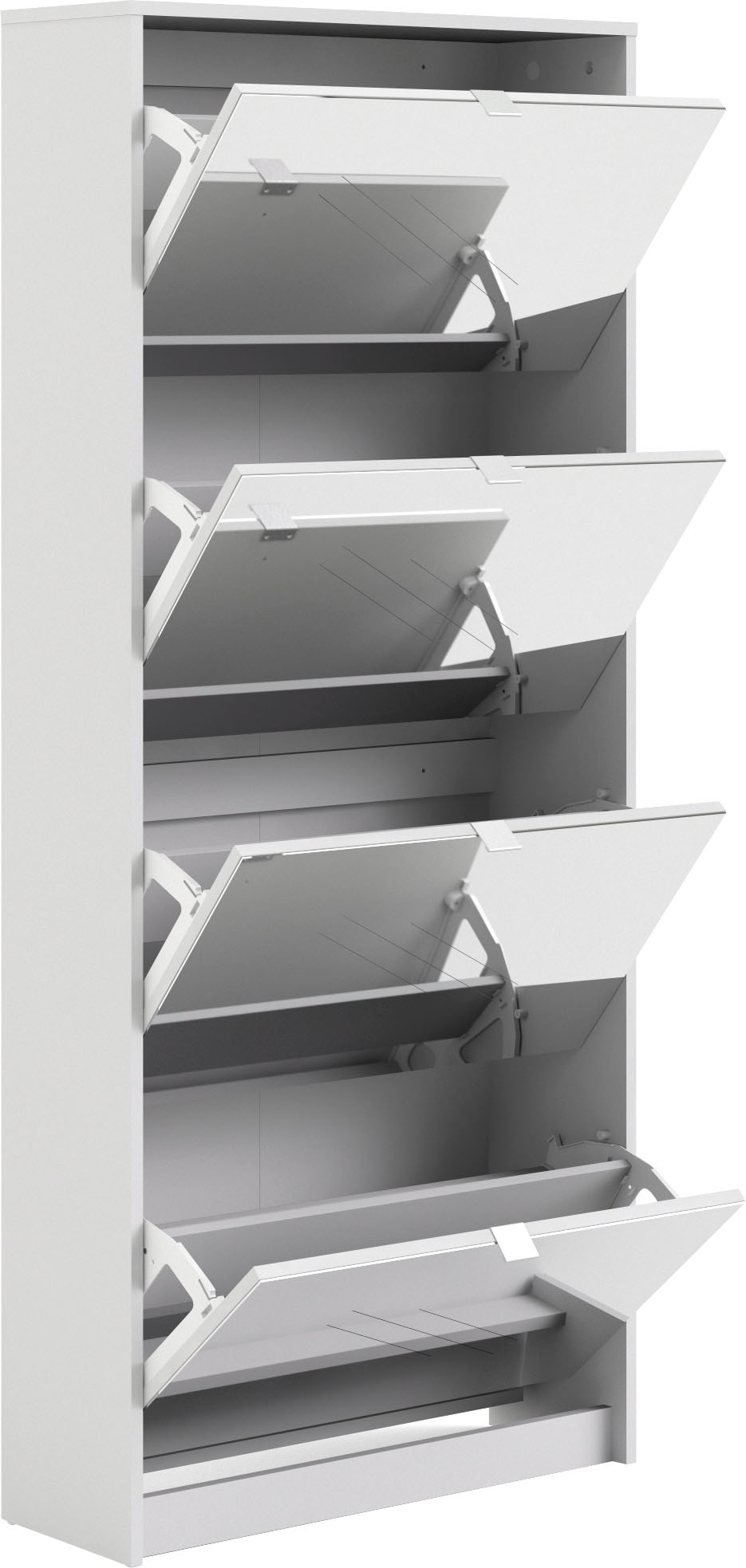 INOSIGN Schuhschrank »Shoes«, verspiegelte Klappenfronten, 2 Fächer, Folienbeschichtet, Höhe 162 cm
