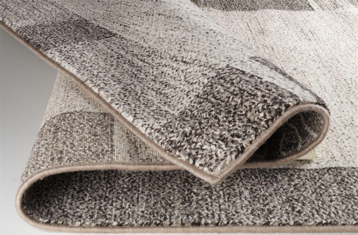 OCI DIE TEPPICHMARKE Wollteppich »Natura Border« rechteckig 9 mm Höhe reine Wolle, Wohnzimmer