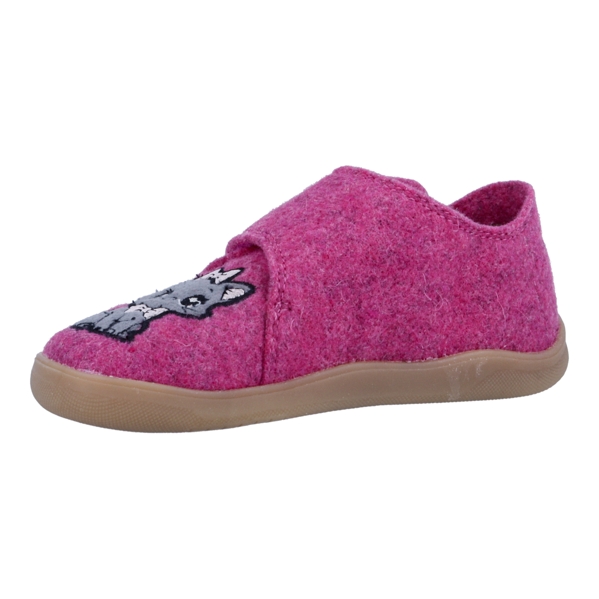 Richter Barfußschuh »Fun (Felt)«  Hausschuh mit süßem Katzenmotiv, Größenschablone zum Download