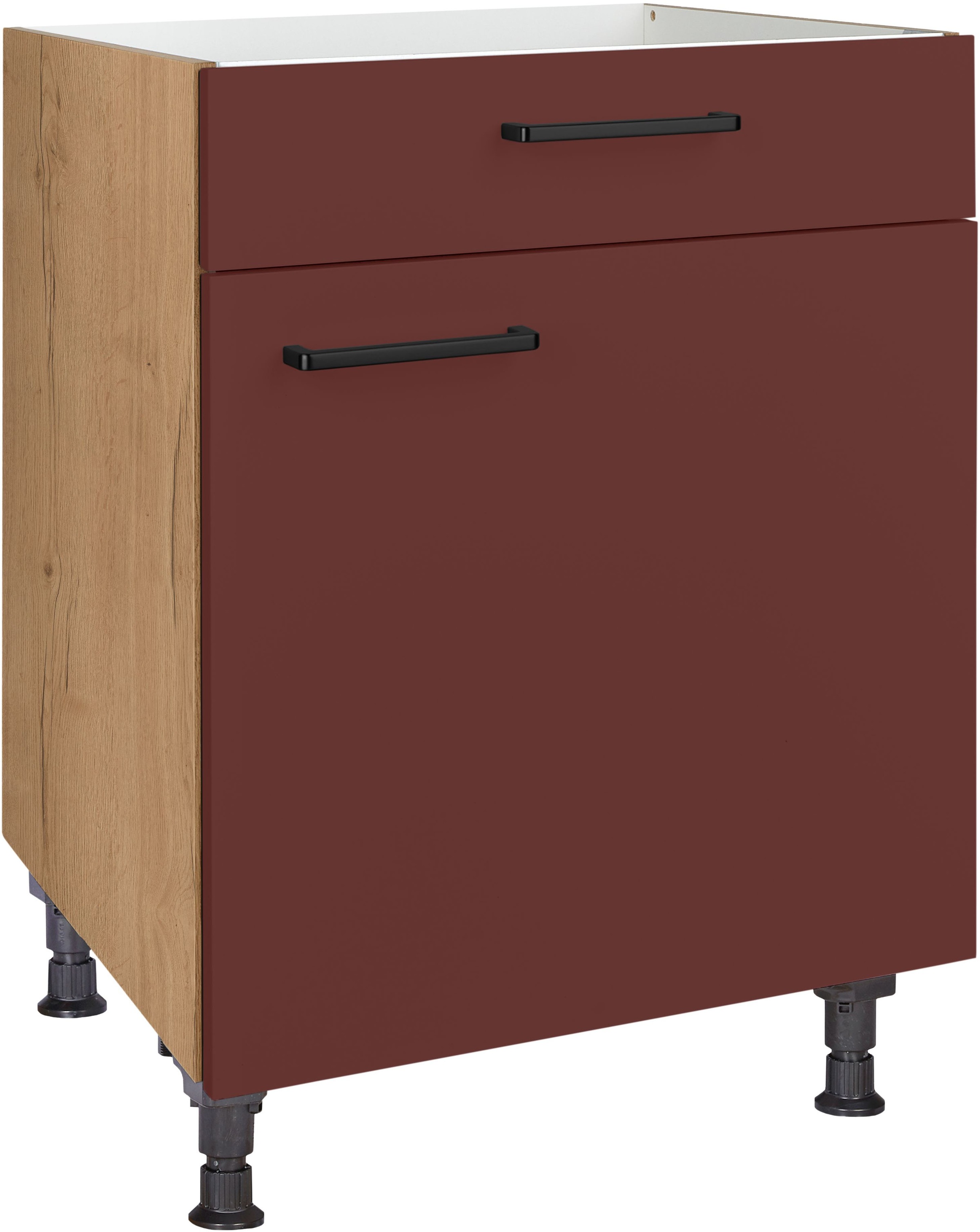 nobilia Kochfeldumbauschrank ""Easytouch", mit Schukasten und Tür, Ausricht günstig online kaufen