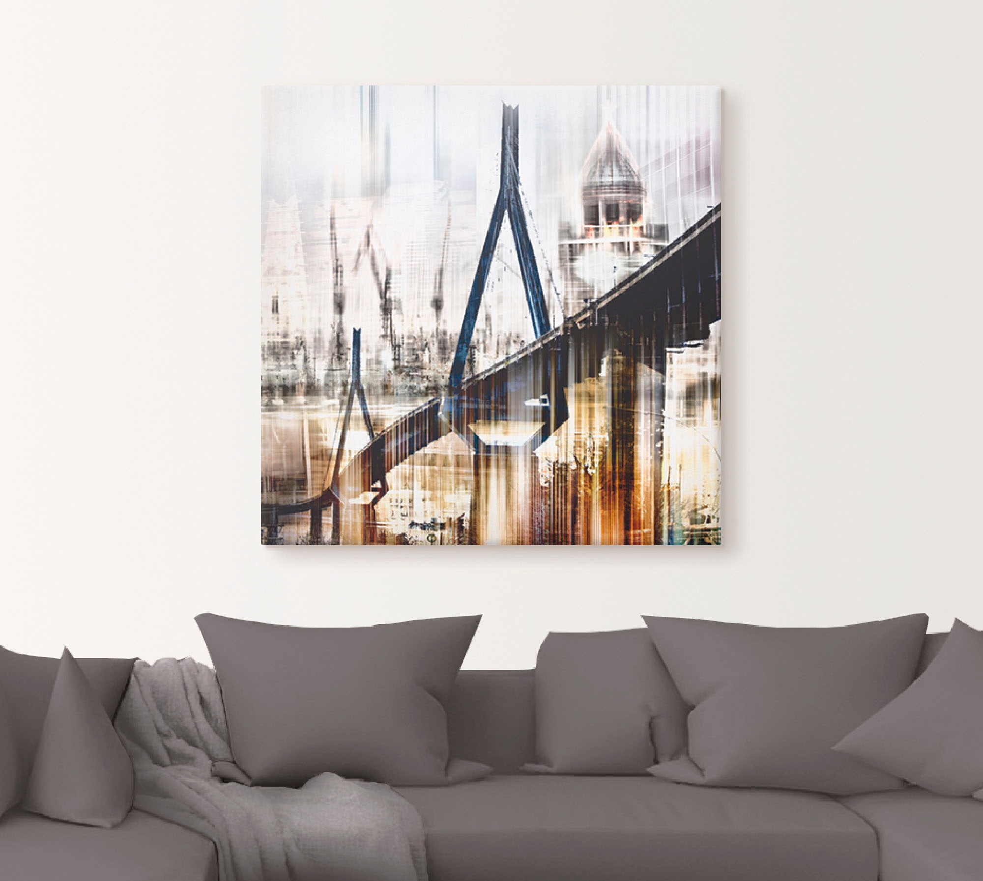 Artland Wandbild »Hamburg Skyline Collage III« Deutschland 1 Stk. tlg. als günstig online kaufen
