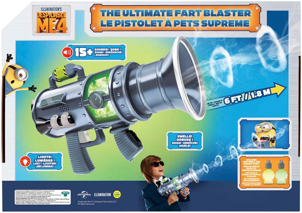 Moose Blaster »Despicable Me 4: Ultra Fartblaster - Light & Sound effects«, mit Licht- und Soundeffekten