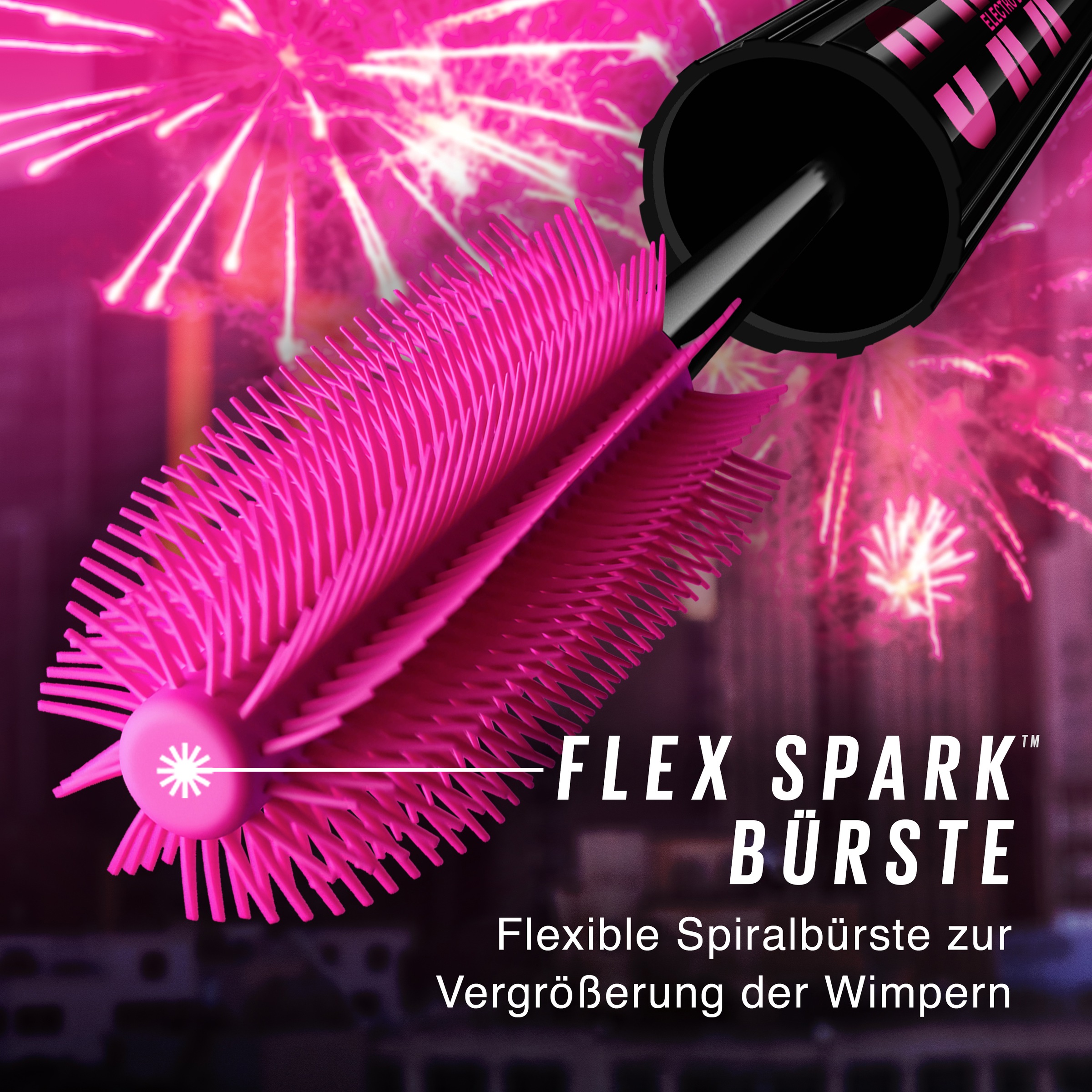 MAYBELLINE NEW YORK Mascara »Maybelline New York Firework Electro Black Mascara«