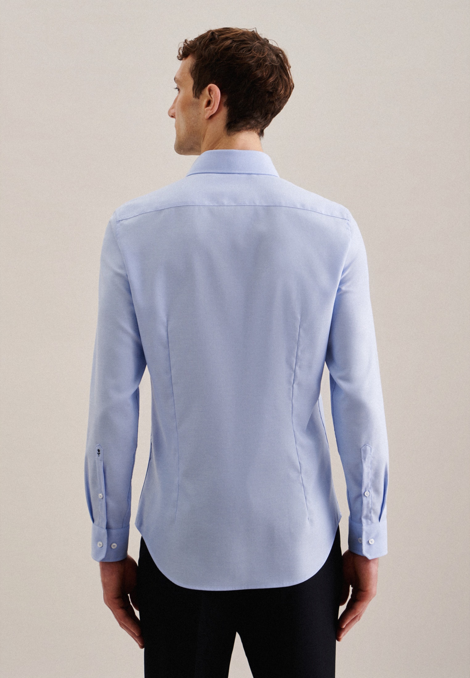 Arm bestellen »Slim«, Kentkragen Slim Uni langer Extra seidensticker Businesshemd