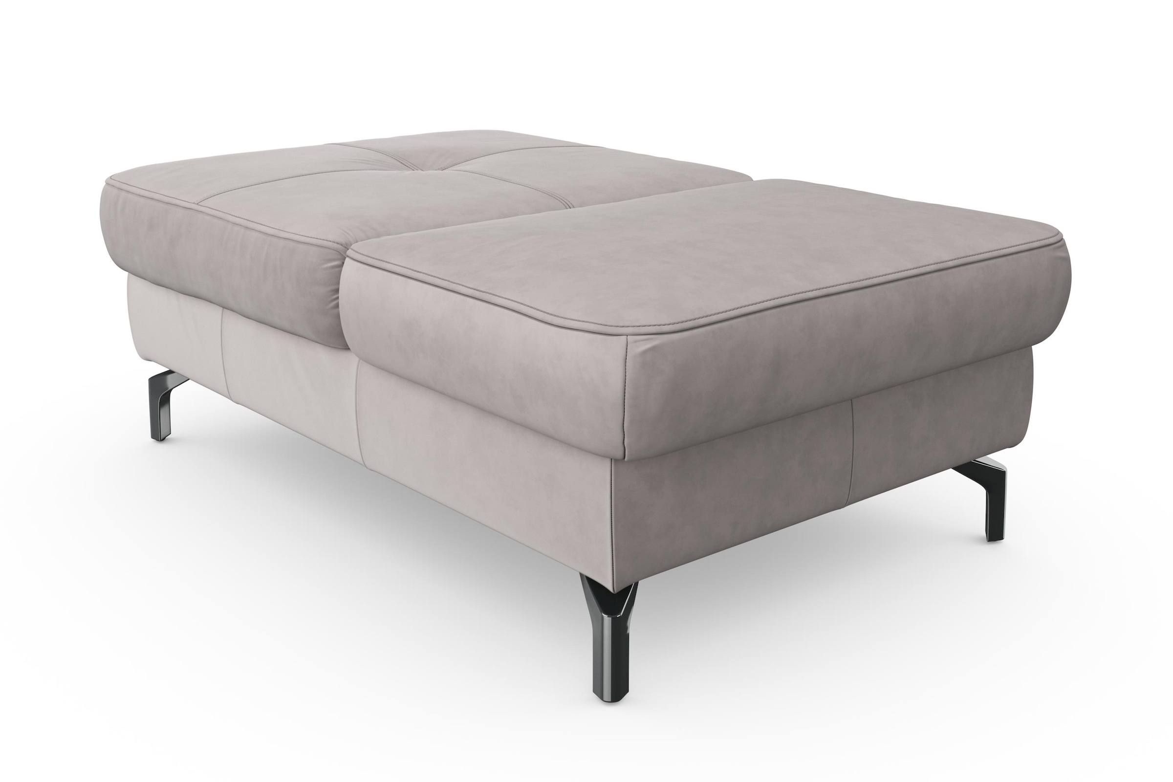 sit&more Hocker »Bendigo«, mit Klappfunktion, Bodenfreiheit 12 cm, wahlweise in 2 Fußfarben