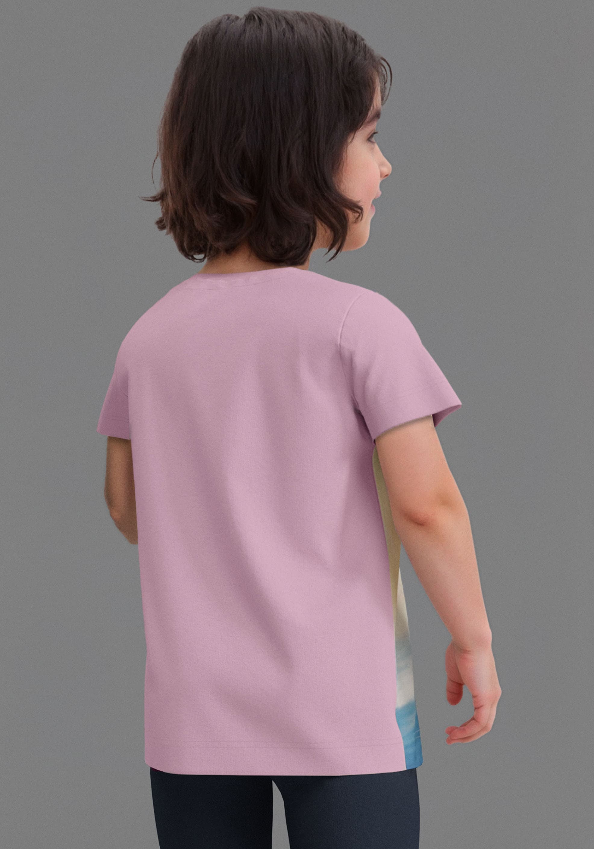 KIDSWORLD T-Shirt »Shirt mit großem Fotodruck«, T-Shirt mit süßen Delfin-Fotodruck